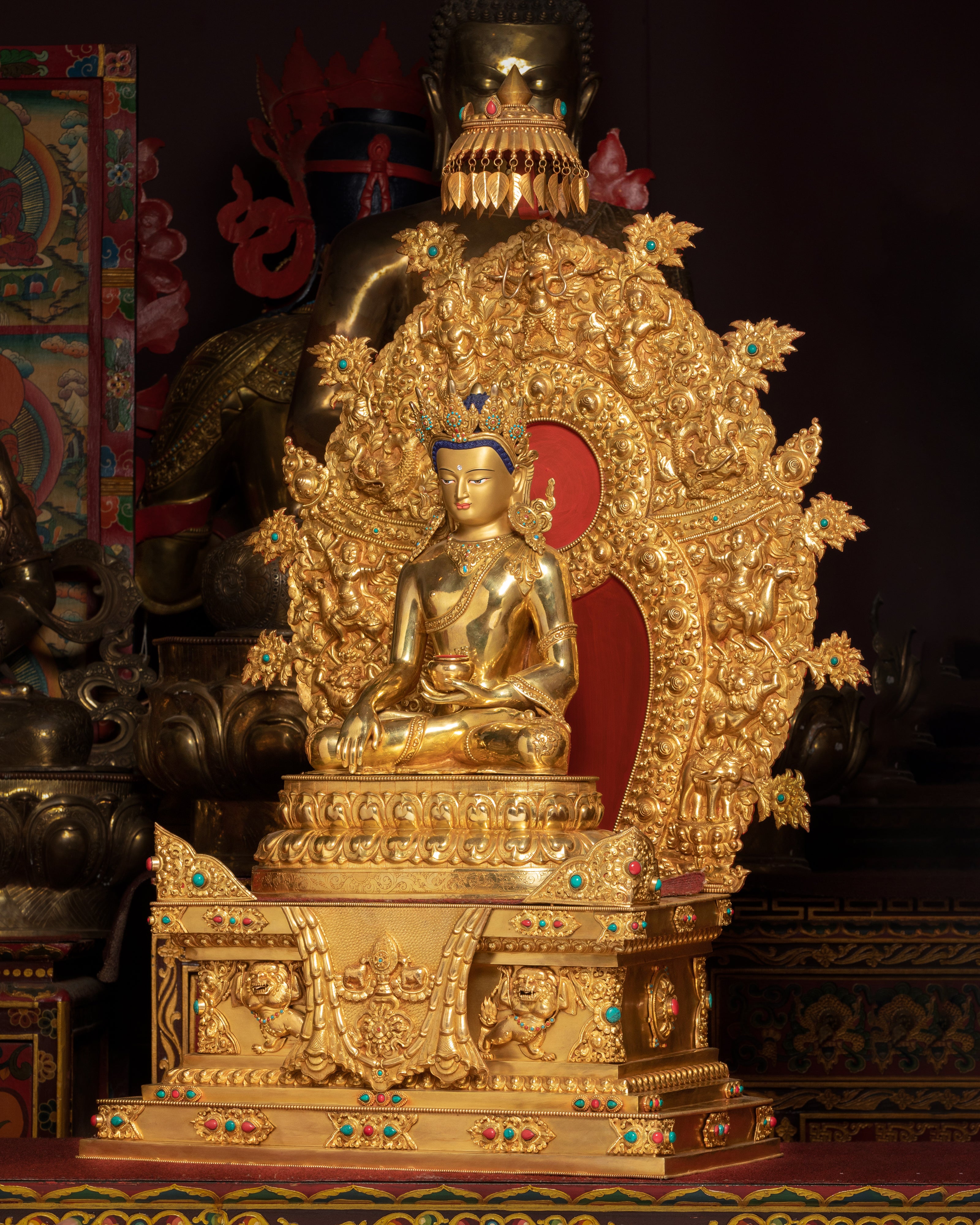 Magnificent Life-Size Statue of Shakyamuni Buddha