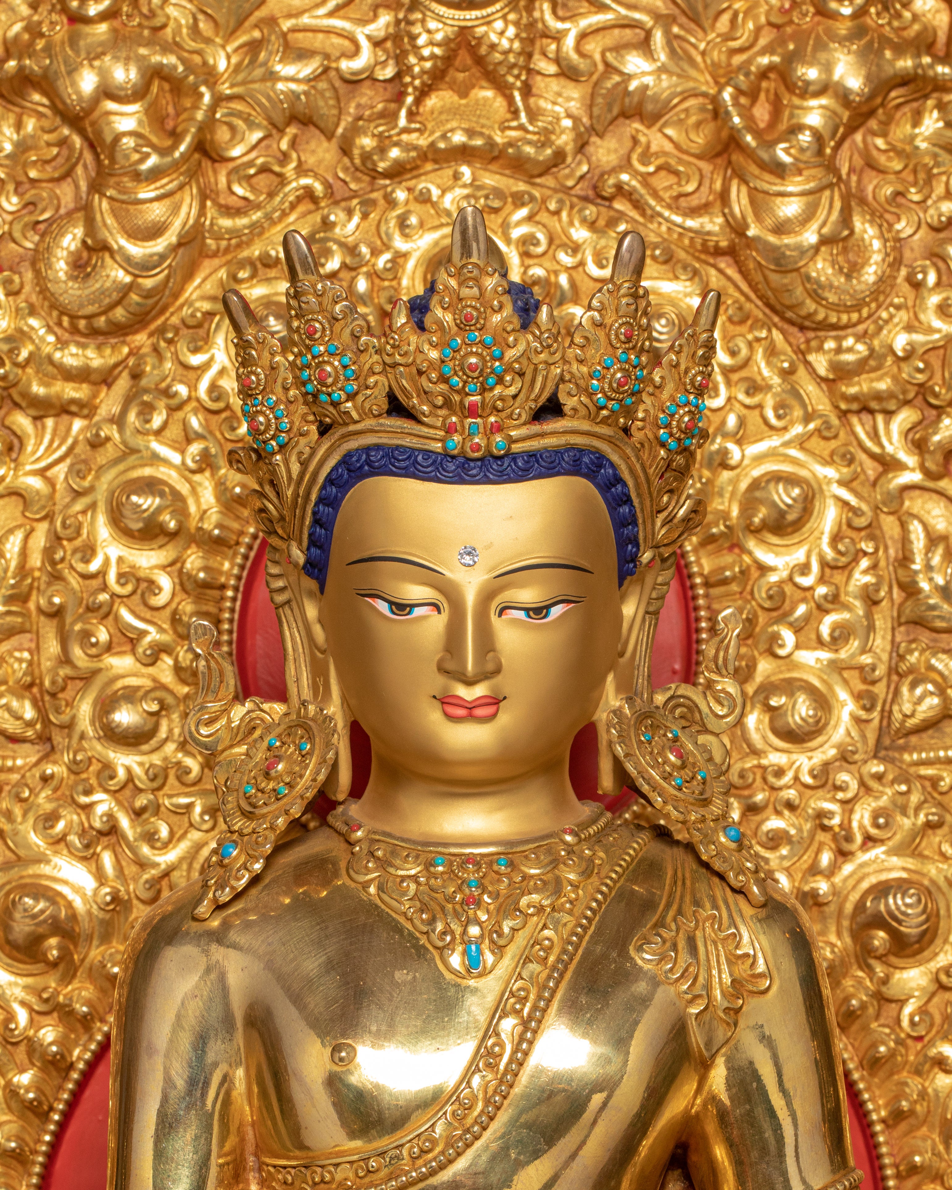 Magnificent Life-Size Statue of Shakyamuni Buddha
