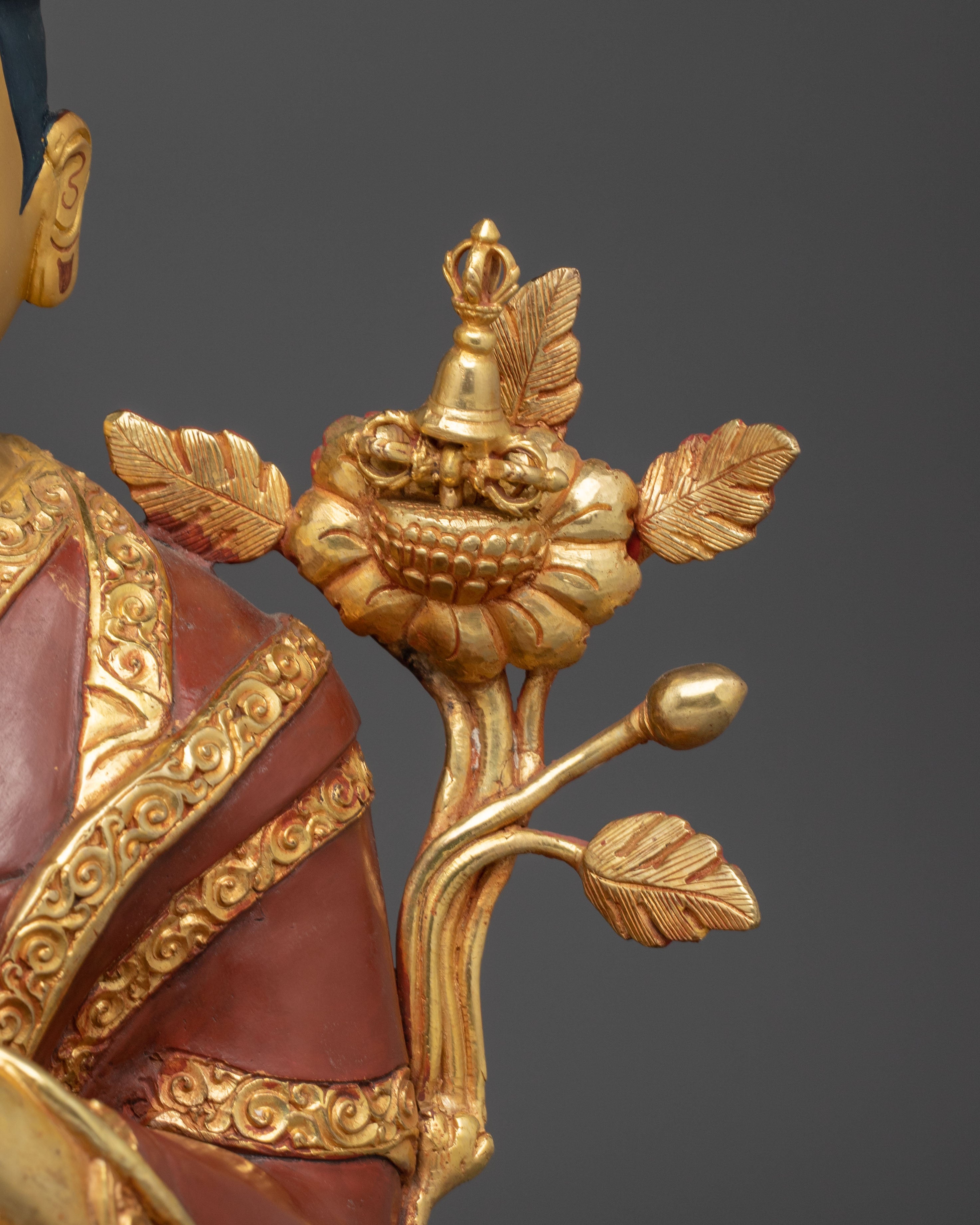 Handcrafted Copper Statue of Nyamme Sherab Gyaltsen