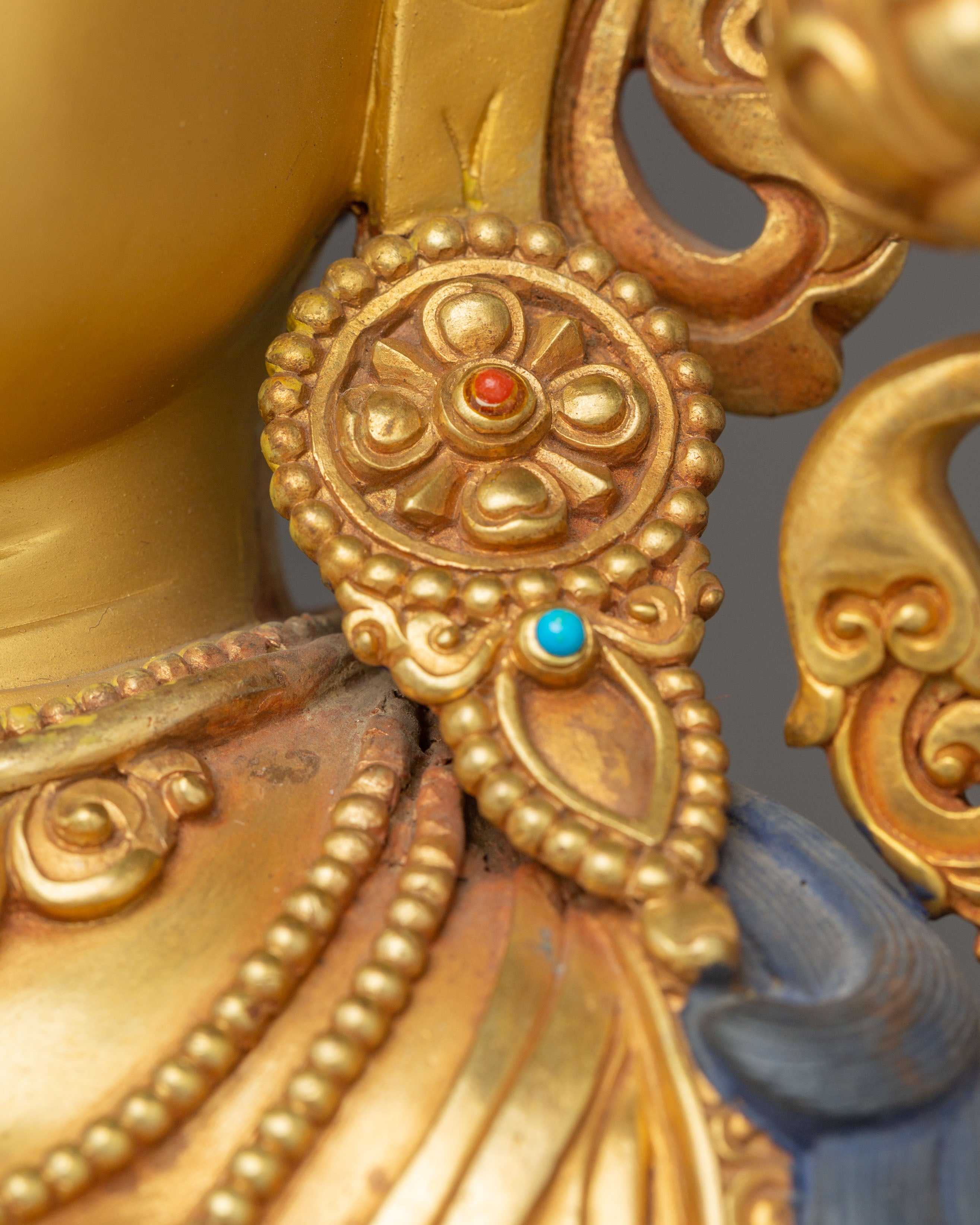Golden Green Tara Statue | Mother of Liberation