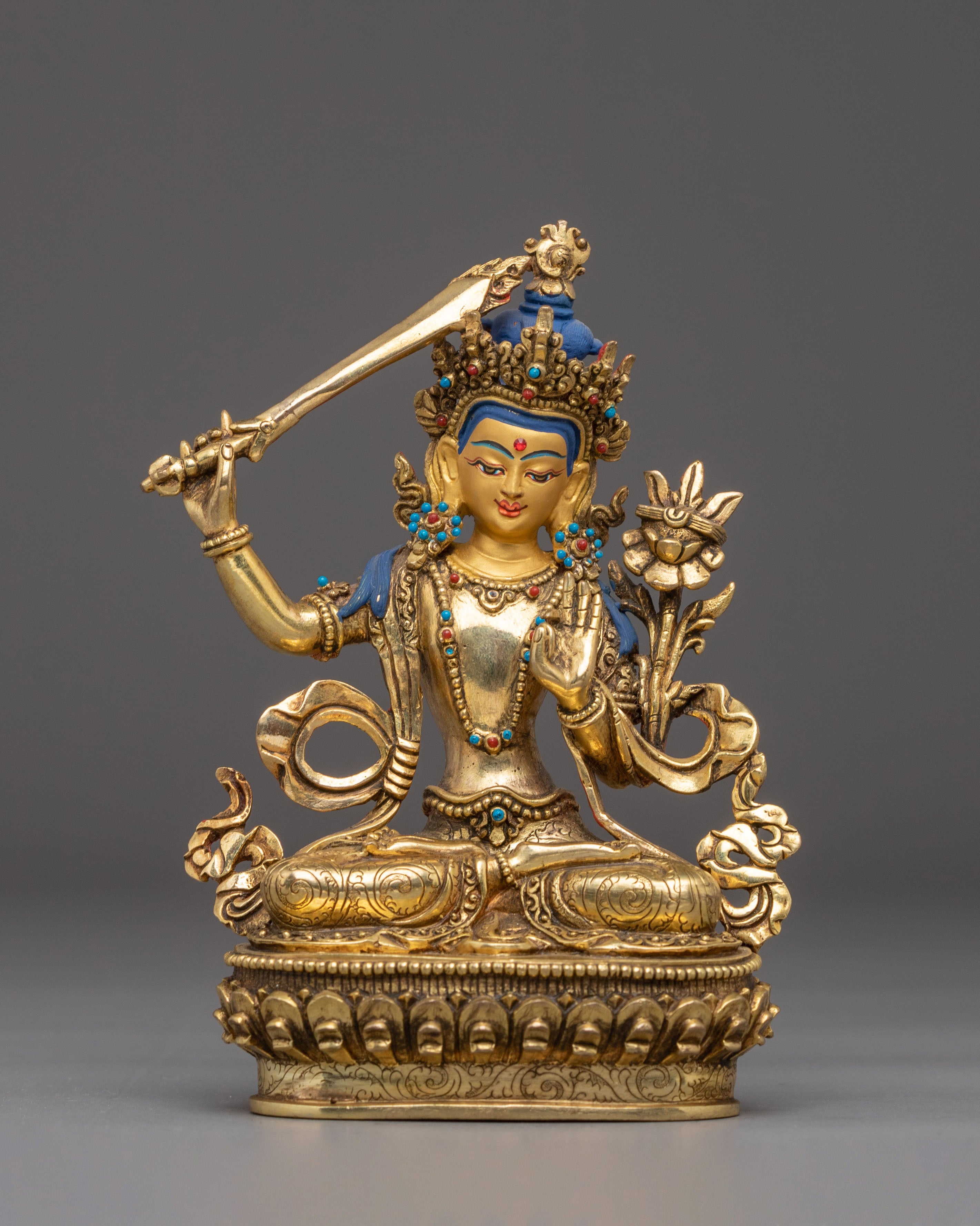 Manjushri Art, Guardian of Knowledge: Handcrafted Nepali Art