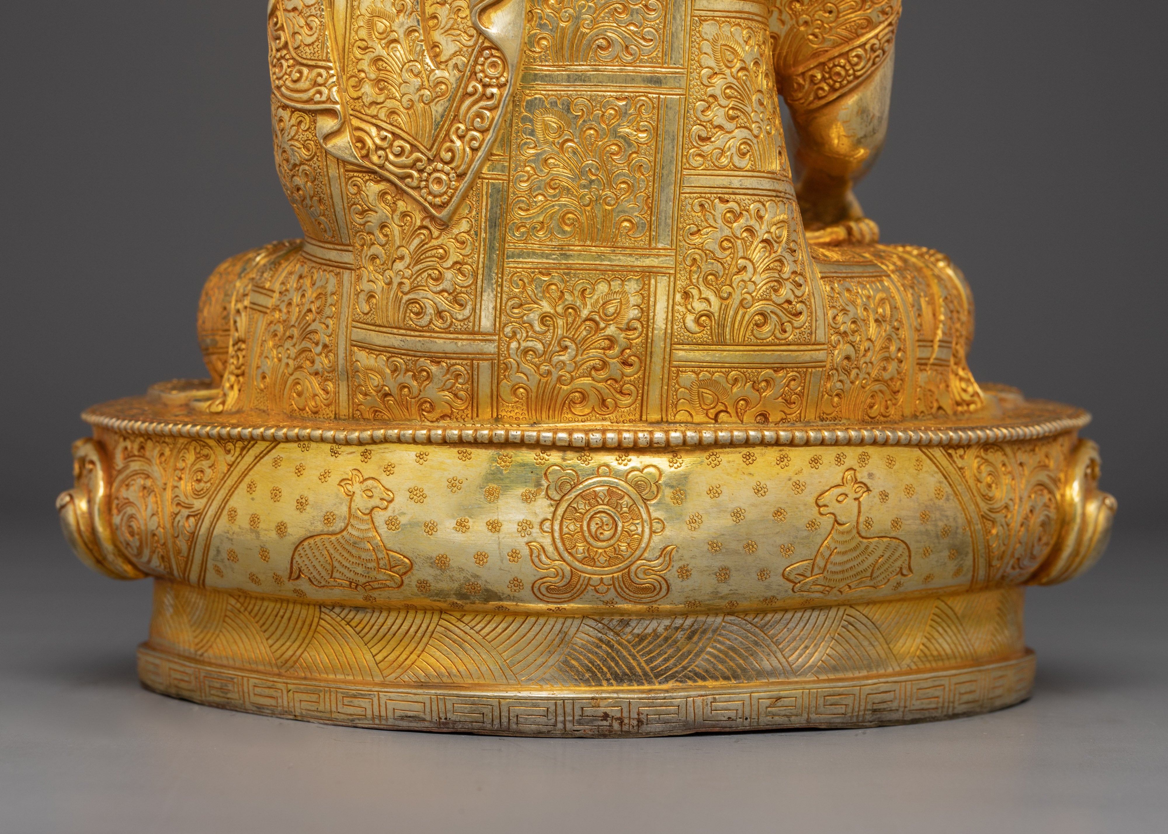Radiant Statue of Shakyamuni Buddha | Dharma Decor for Altars