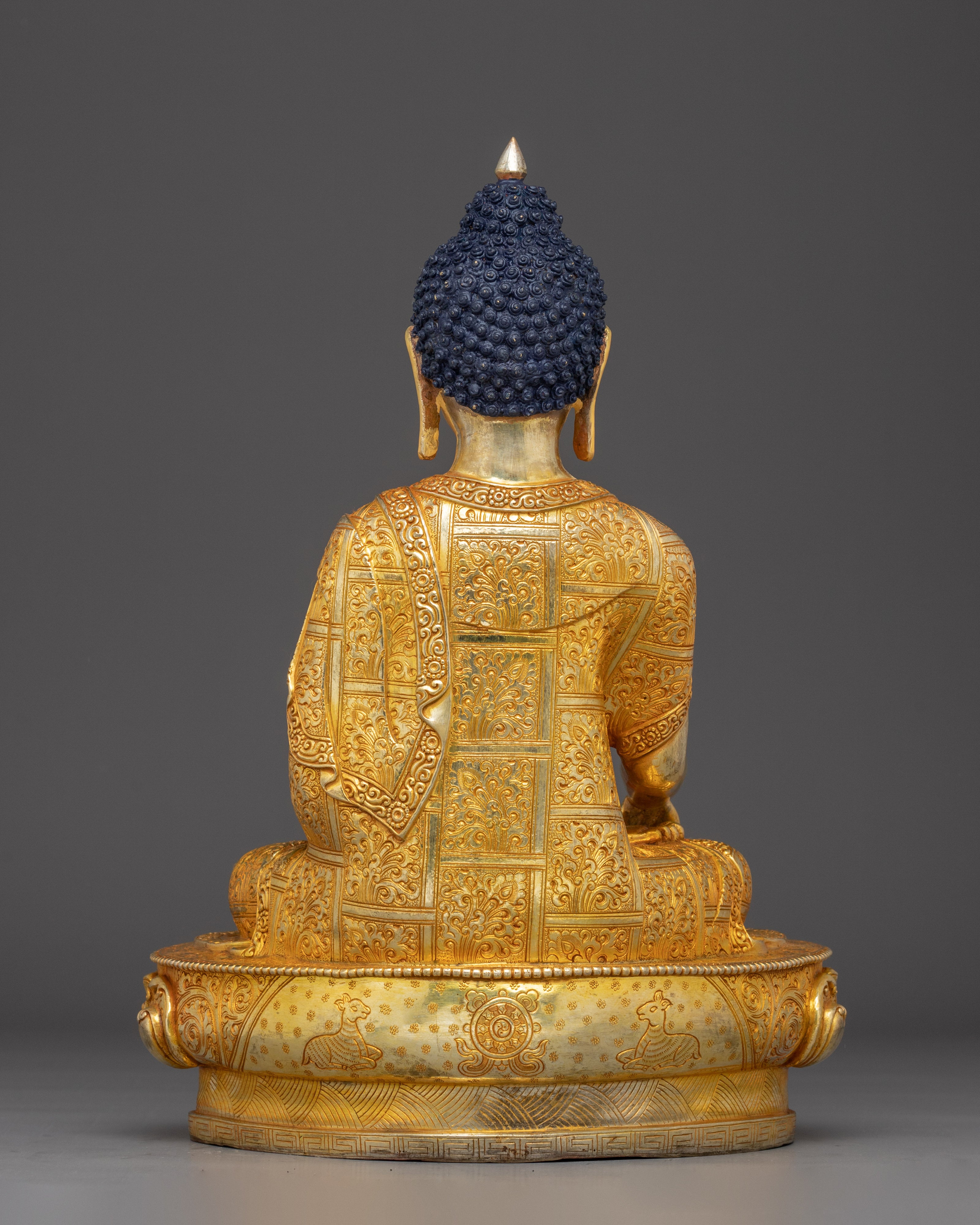 Radiant Statue of Shakyamuni Buddha | Dharma Decor for Altars