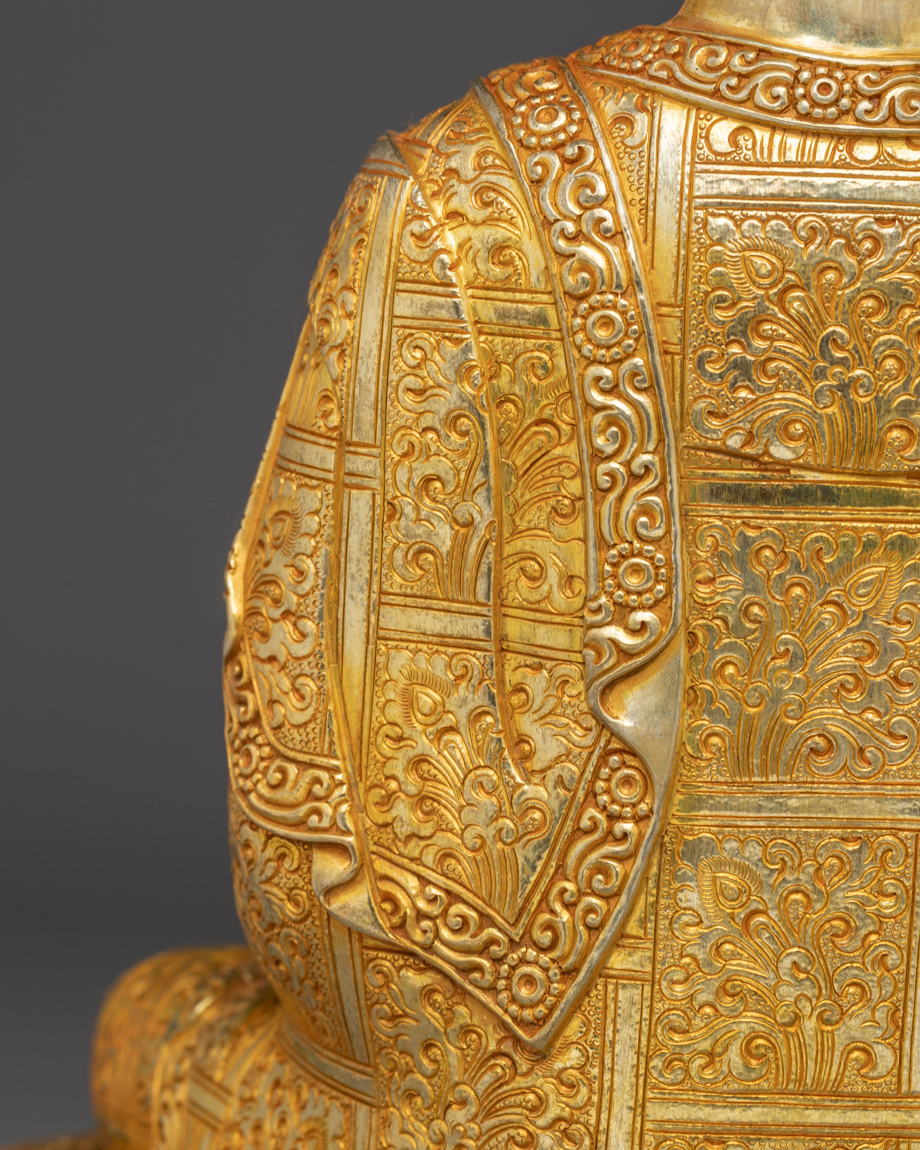 Radiant Statue of Shakyamuni Buddha | Dharma Decor for Altars