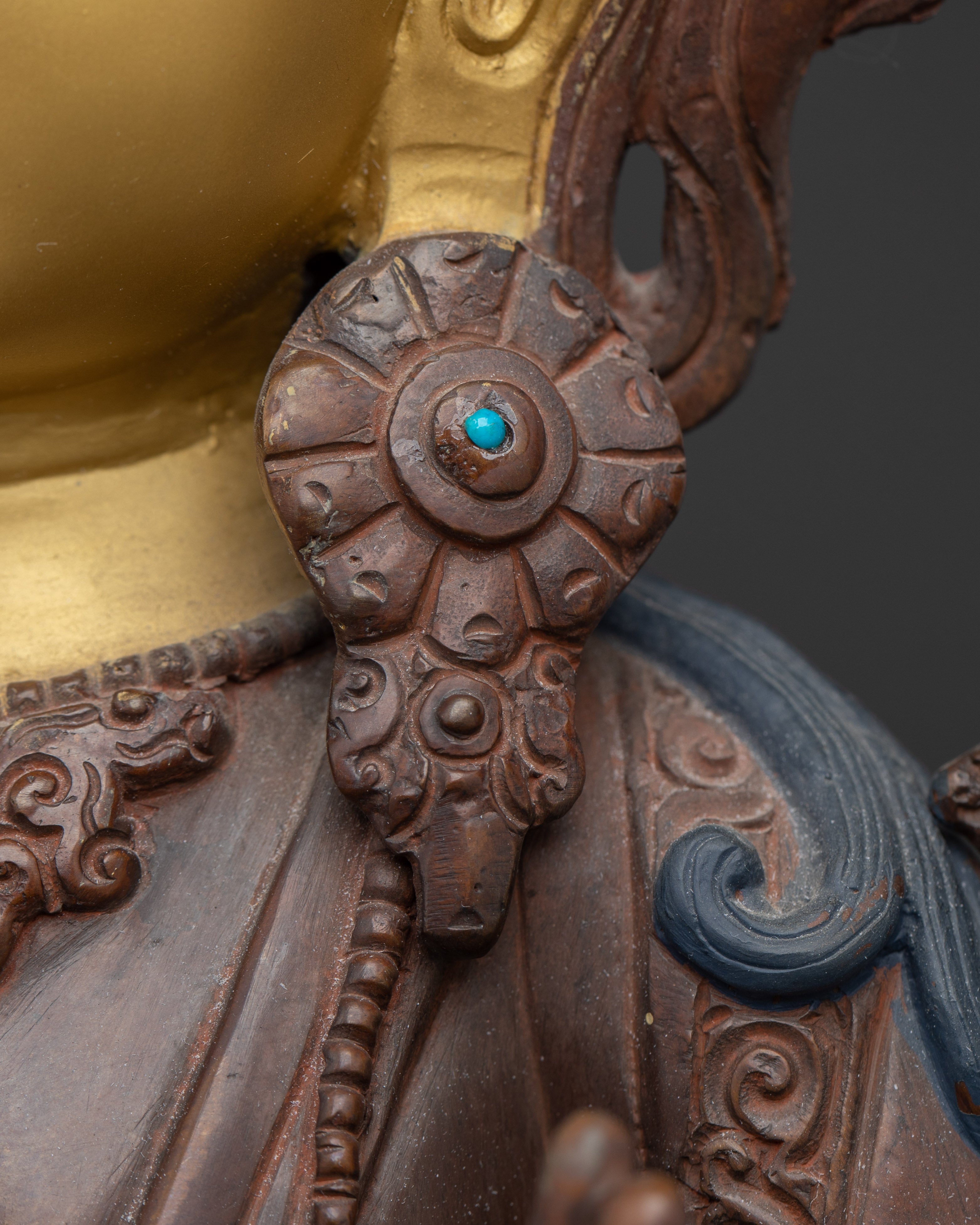 Handmade Statue of Manjushri: The Wisdom Bodhisattva