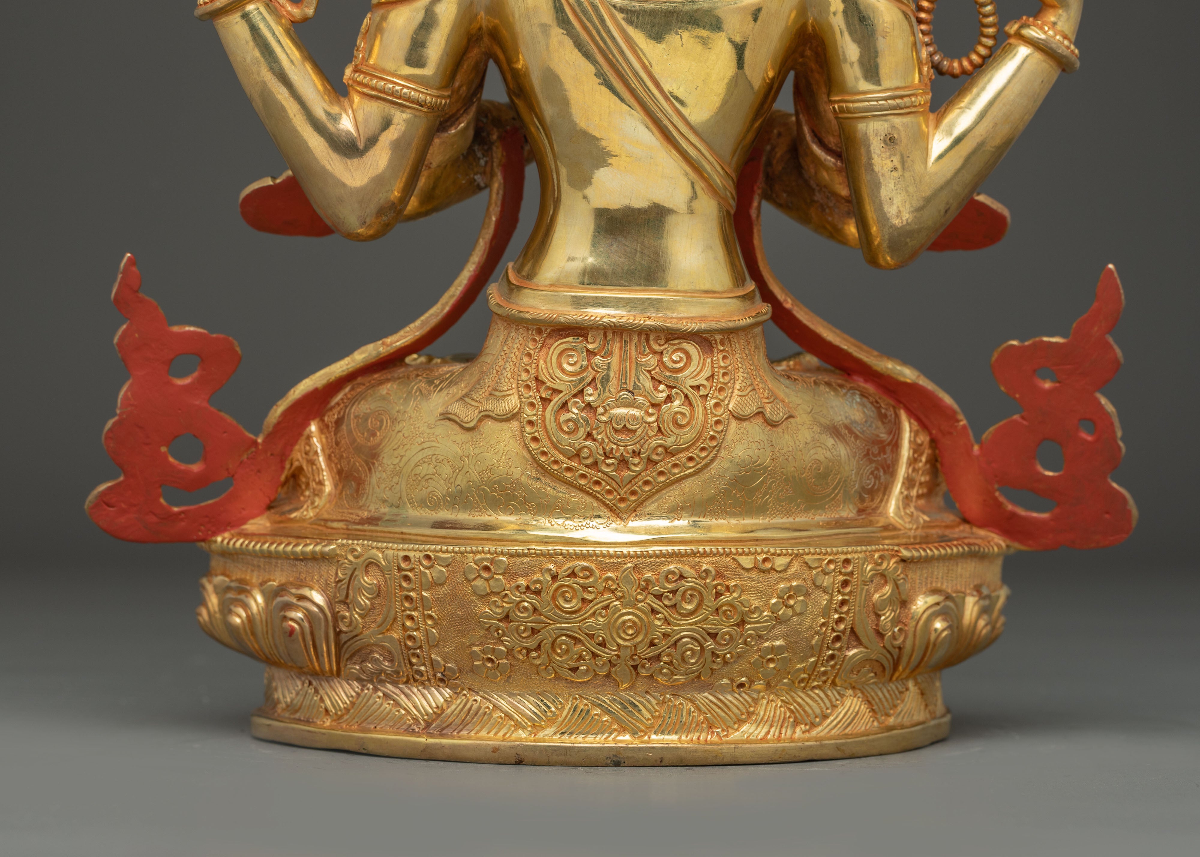 Sacred Chenrezig Statue: Tibetan Icon for Blessings