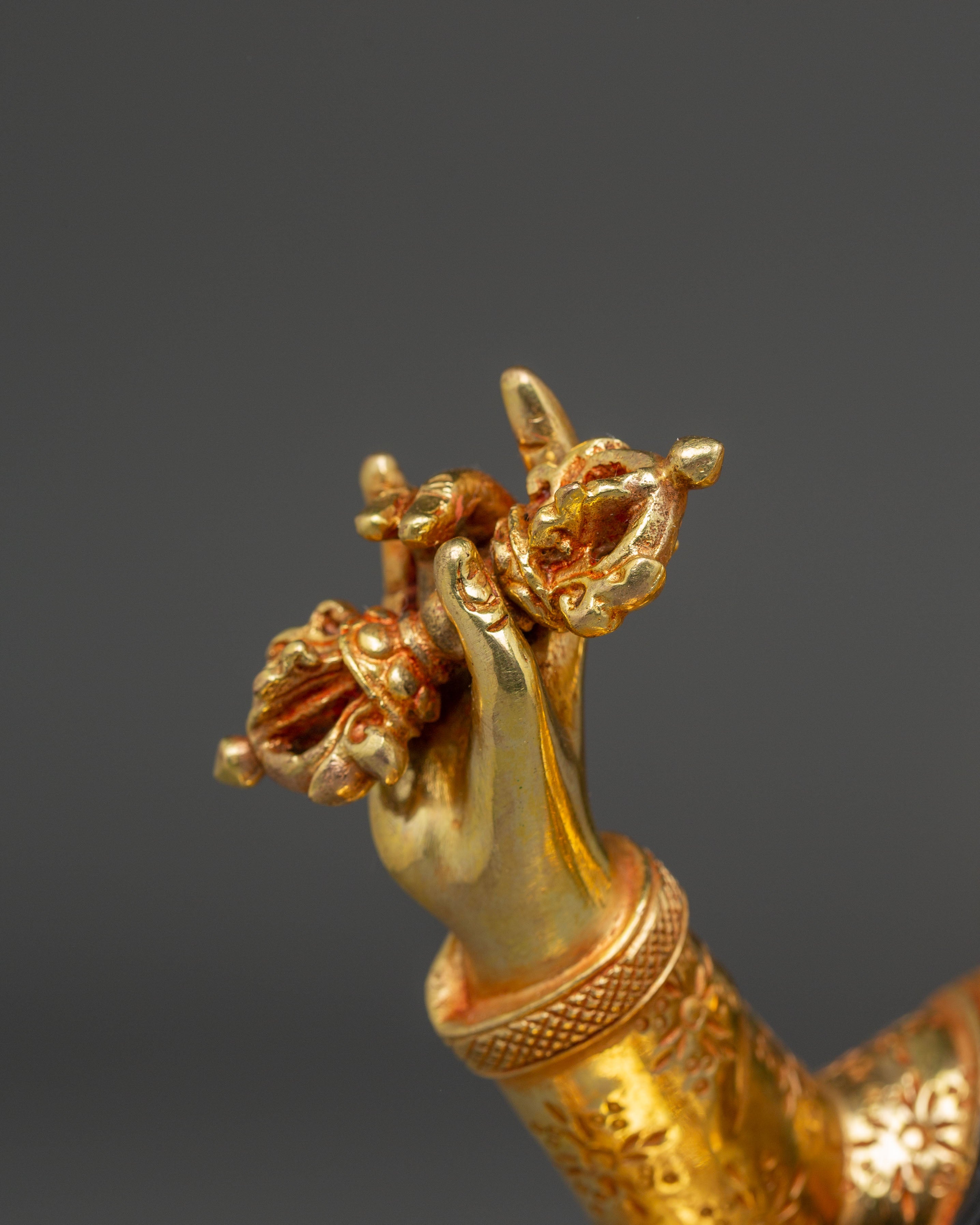 Statue of Guru Rinpoche with Consort | Lotus Born Guru