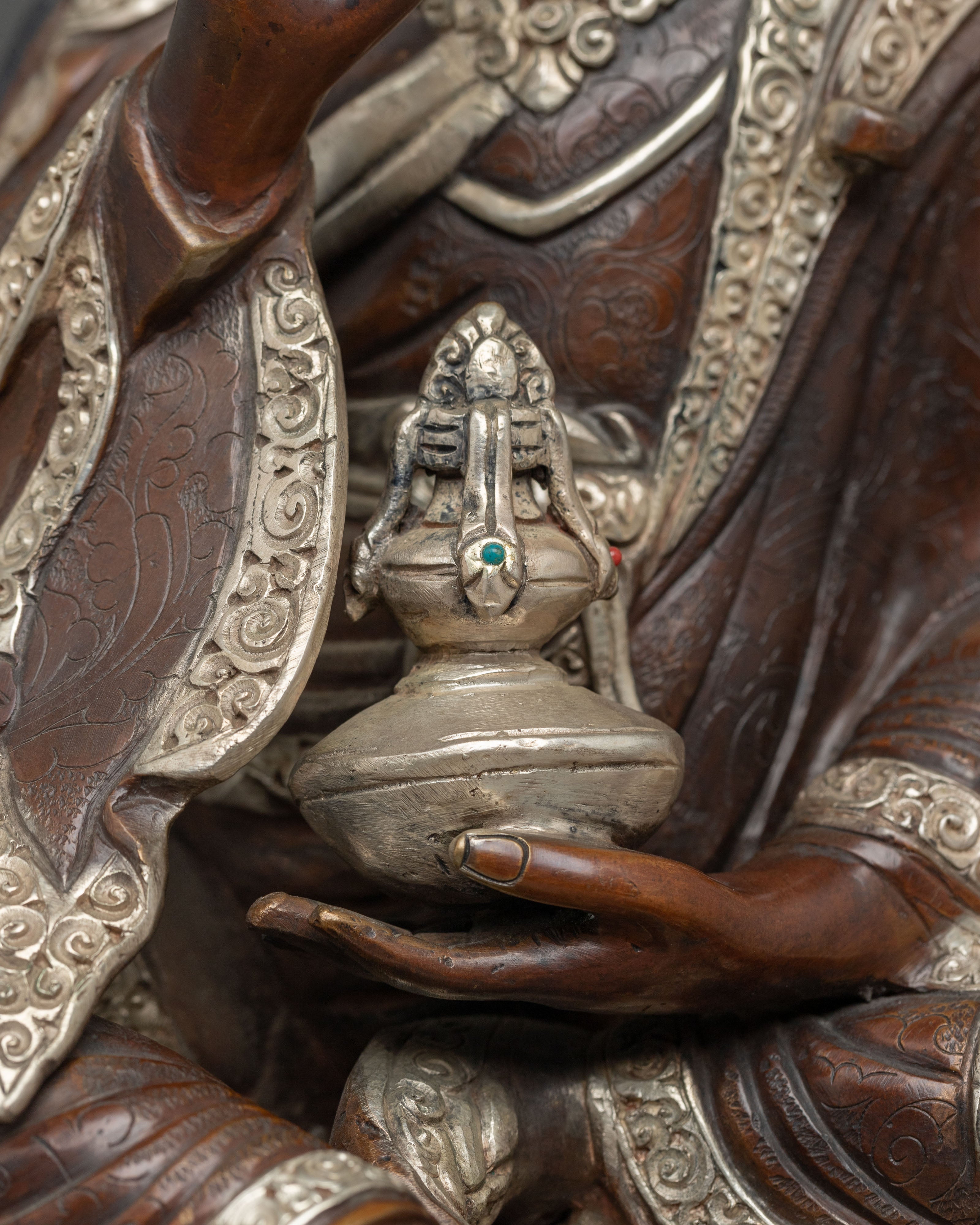 Copper Statue of Guru Tsyoke Dorje | Guru Rinpoche Manifestation