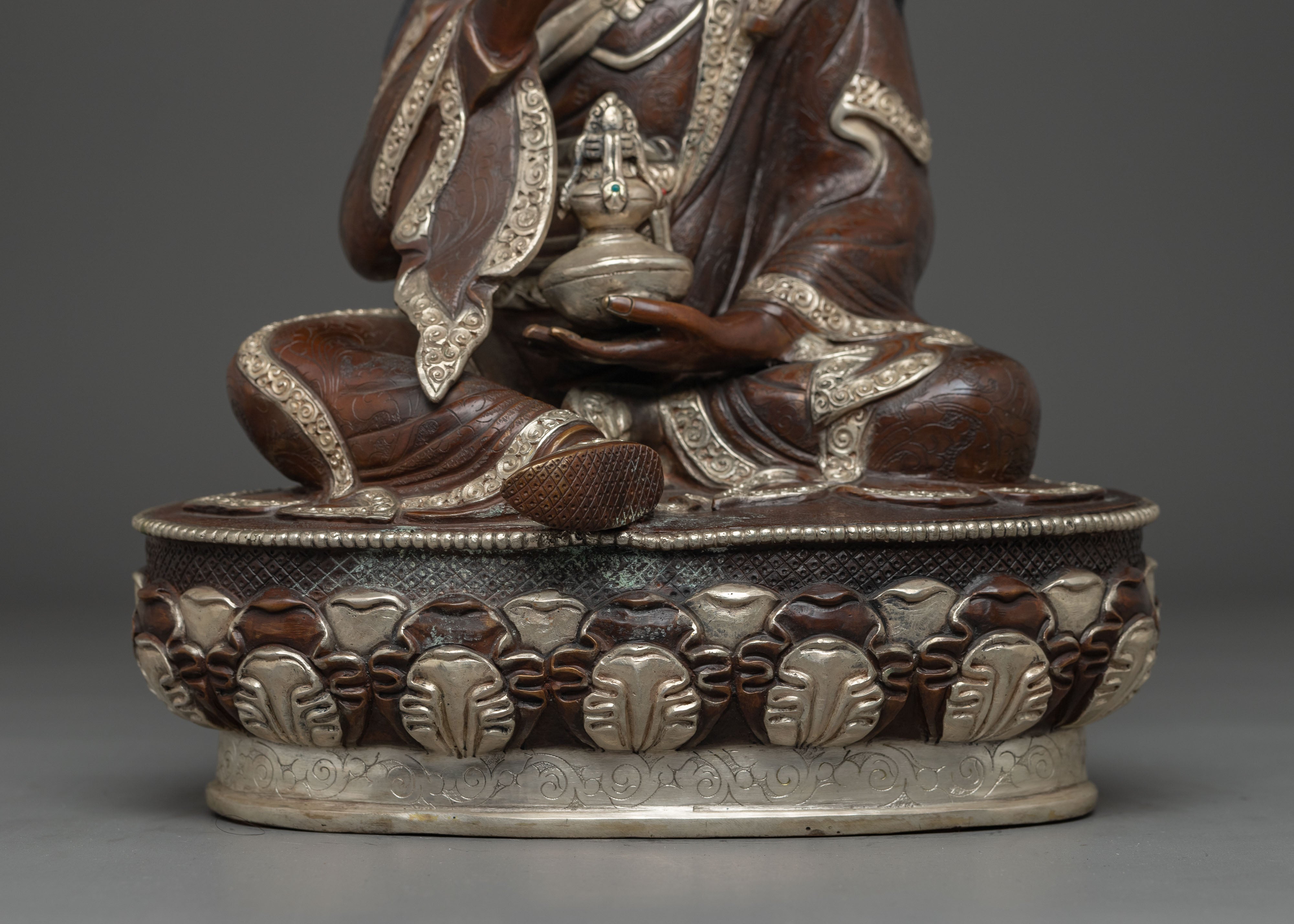 Copper Statue of Guru Tsyoke Dorje | Guru Rinpoche Manifestation
