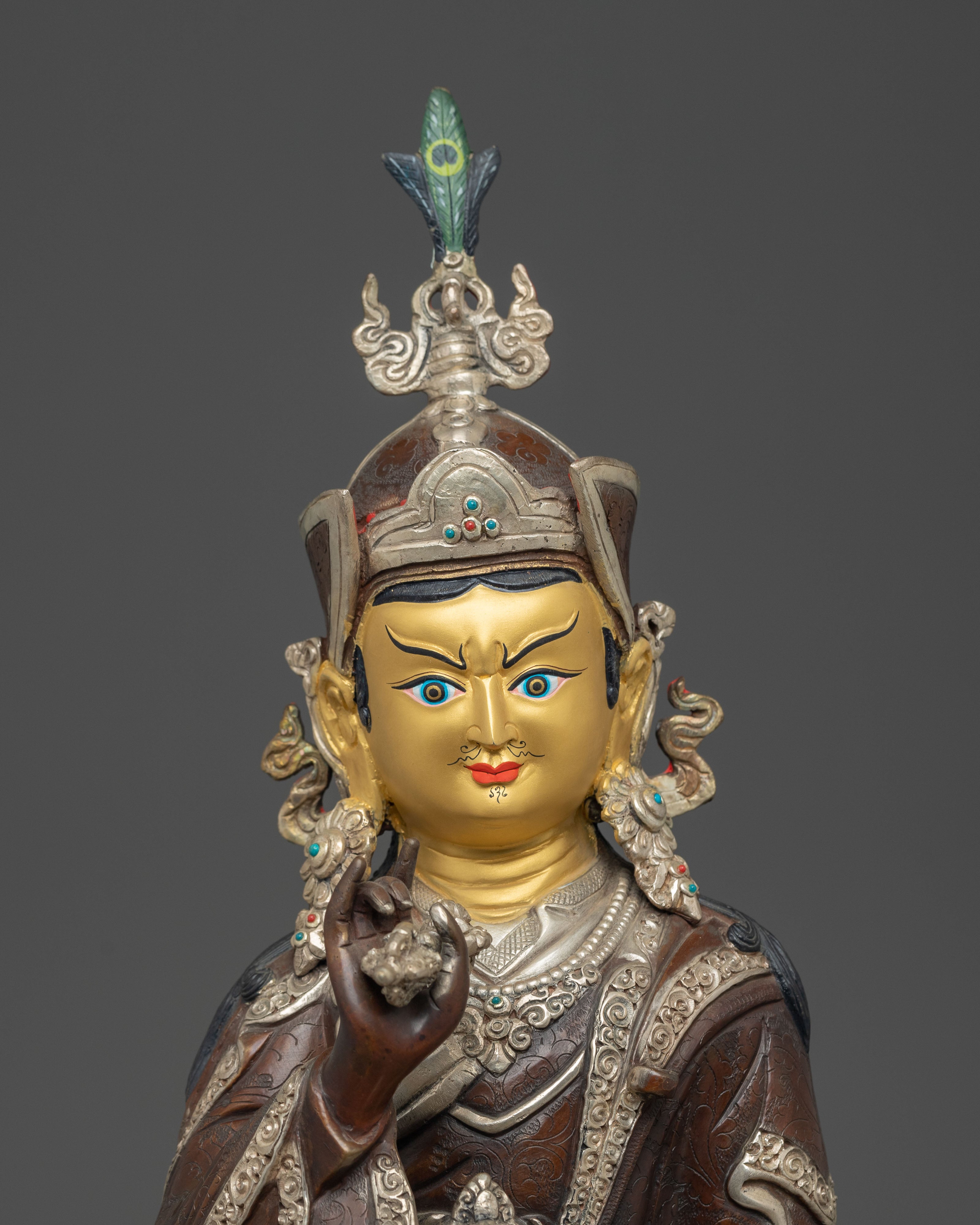 Copper Statue of Guru Tsyoke Dorje | Guru Rinpoche Manifestation