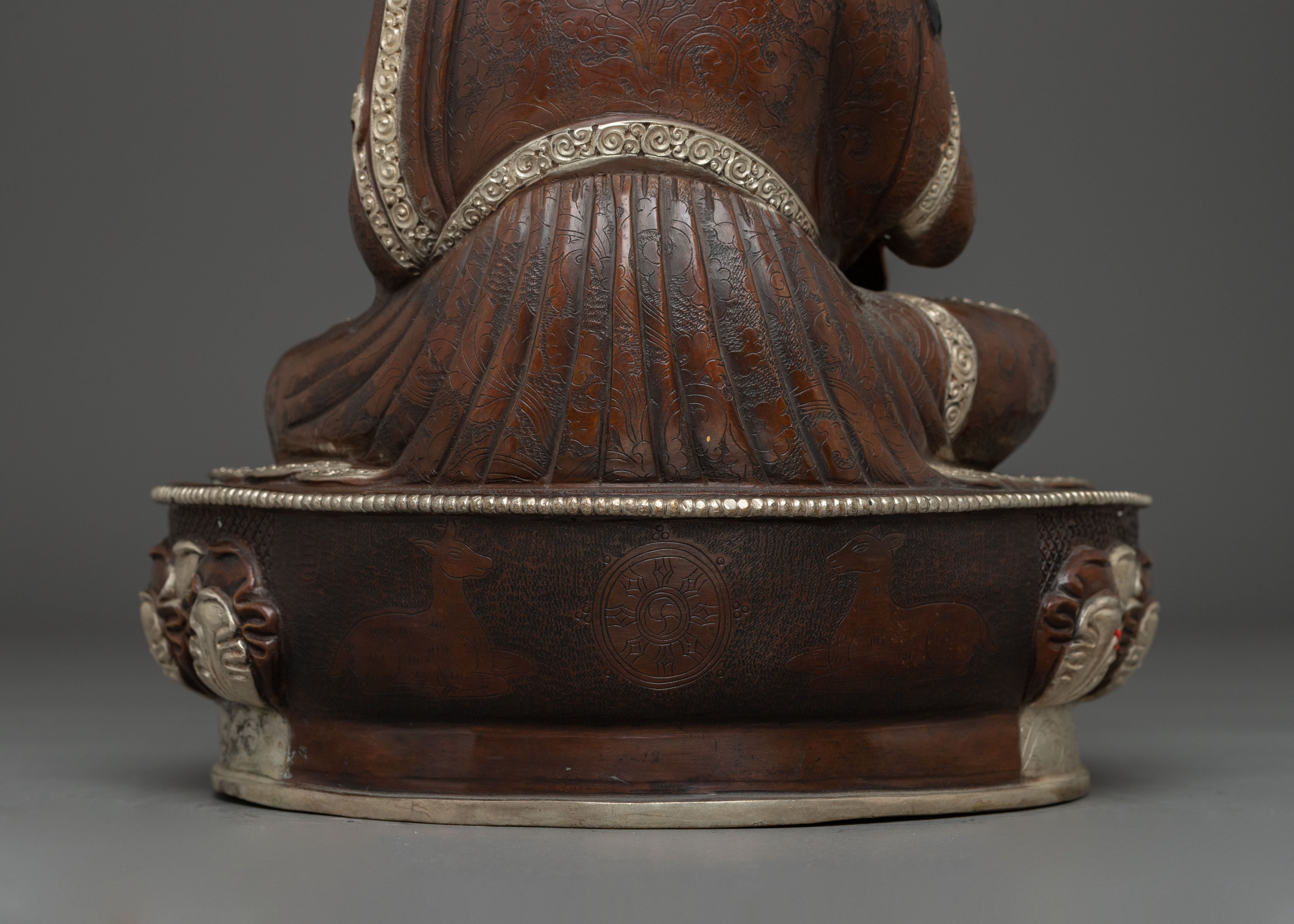 Copper Statue of Guru Tsyoke Dorje | Guru Rinpoche Manifestation