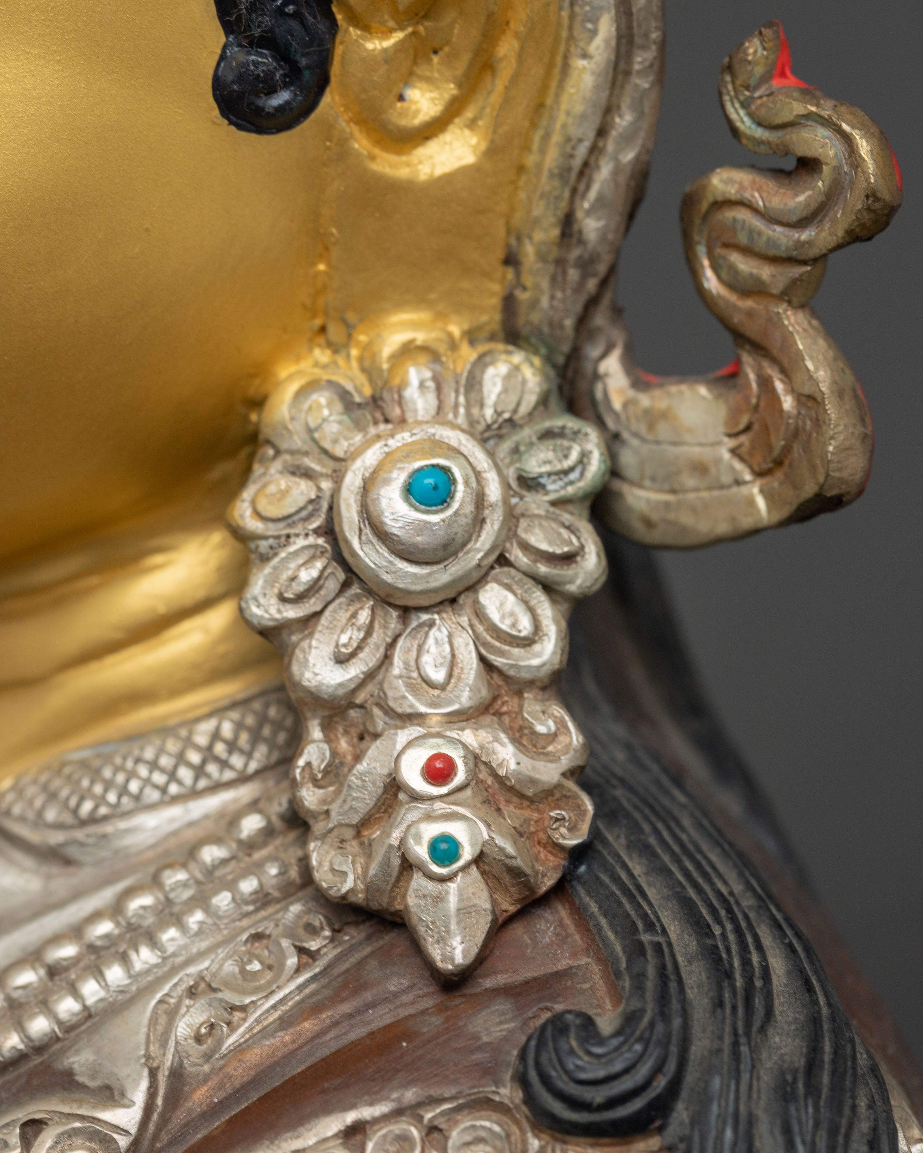 Copper Statue of Guru Tsyoke Dorje | Guru Rinpoche Manifestation
