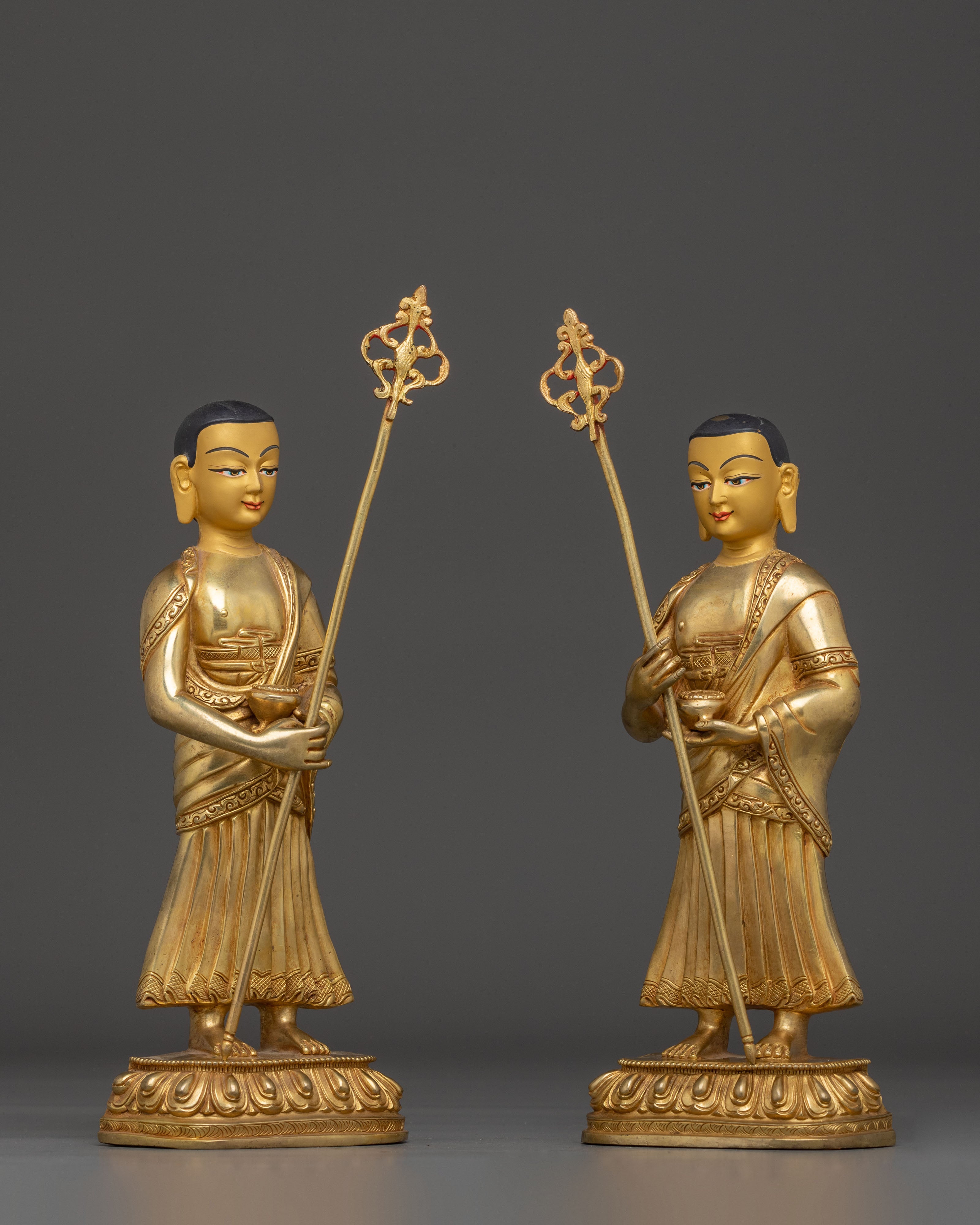 Statue of Shakyamuni Buddha with Ananda and Kashyapa