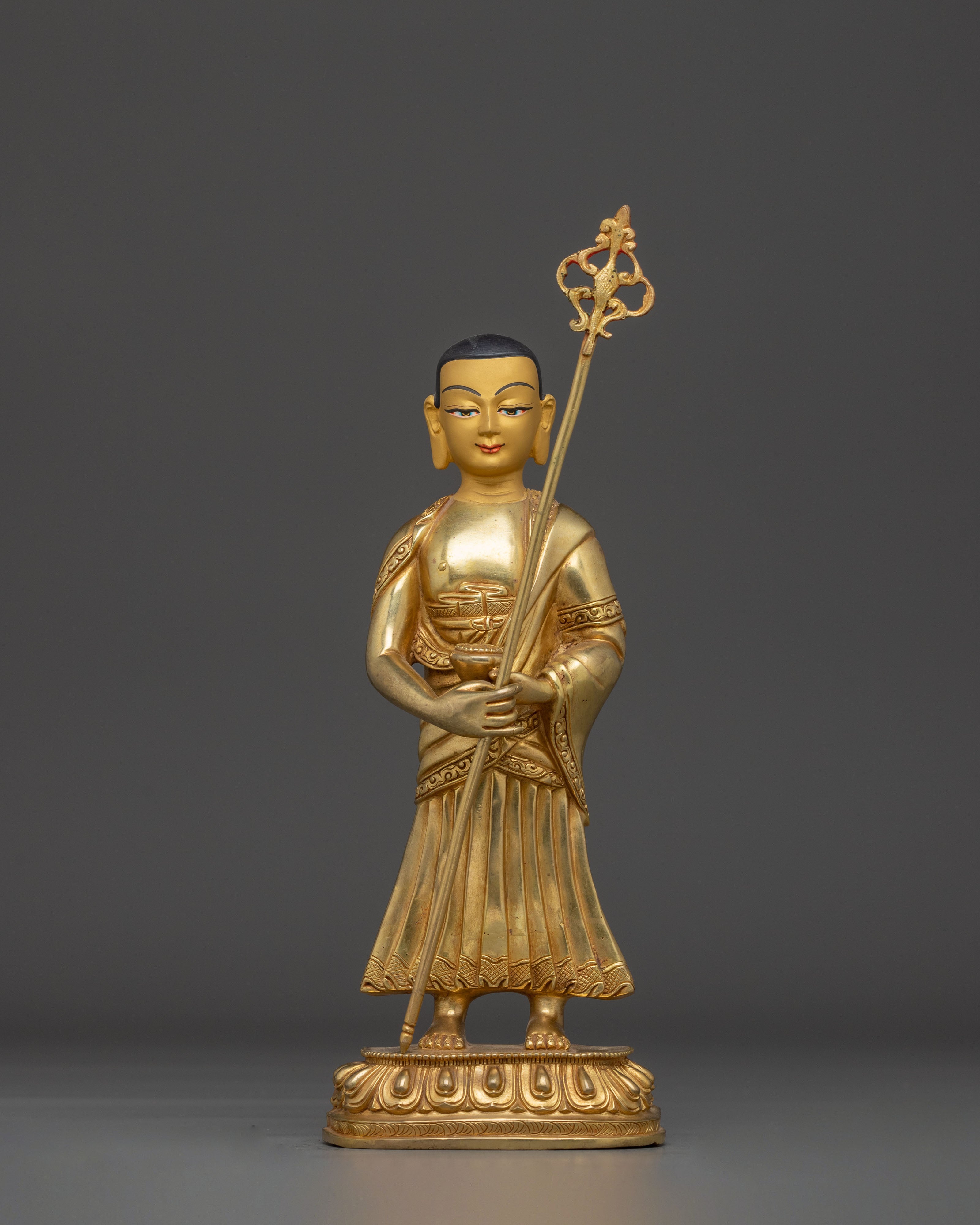 Statue of Shakyamuni Buddha with Ananda and Kashyapa