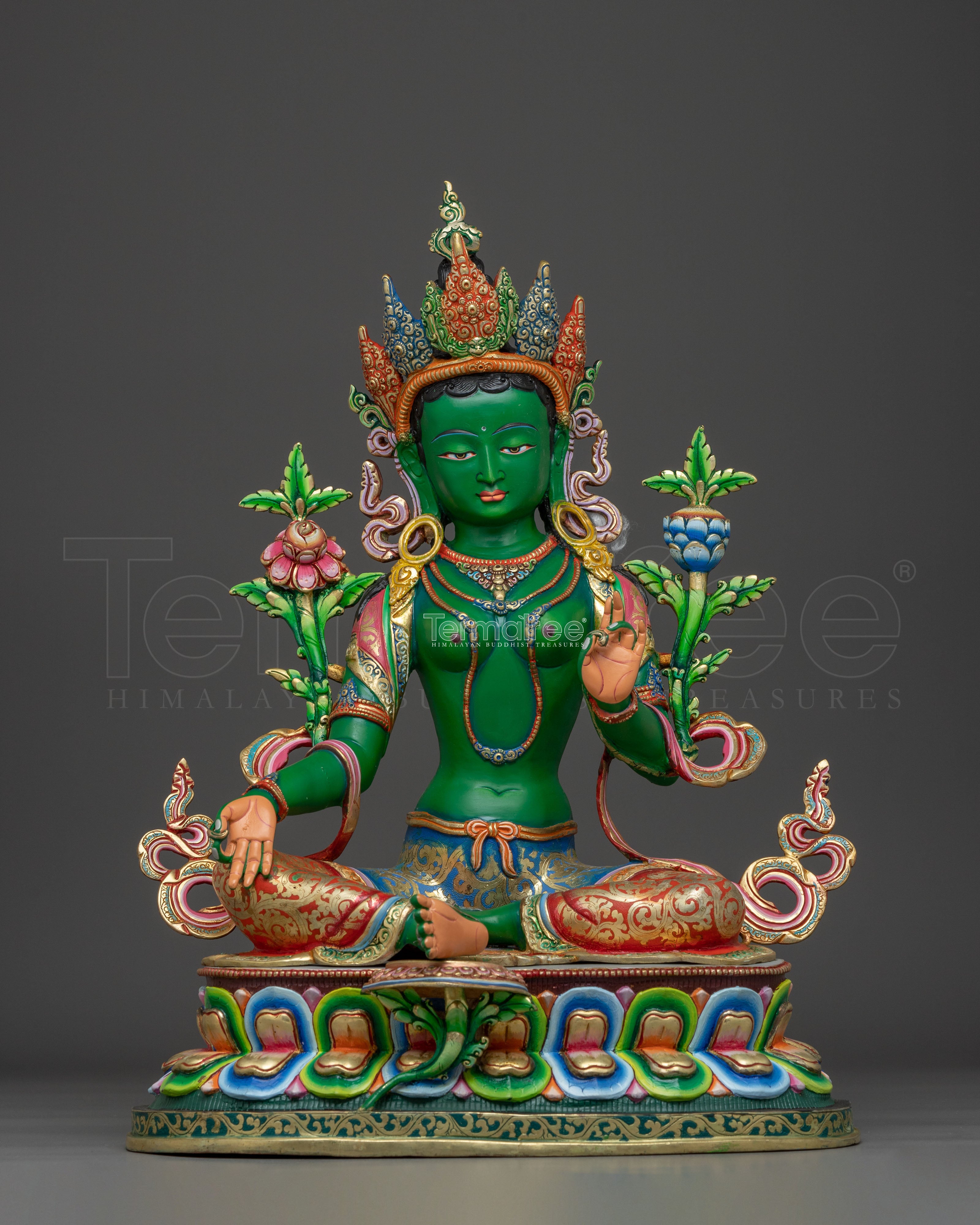Statue of Green Tara: Mother in Action | Symbol of Liberation