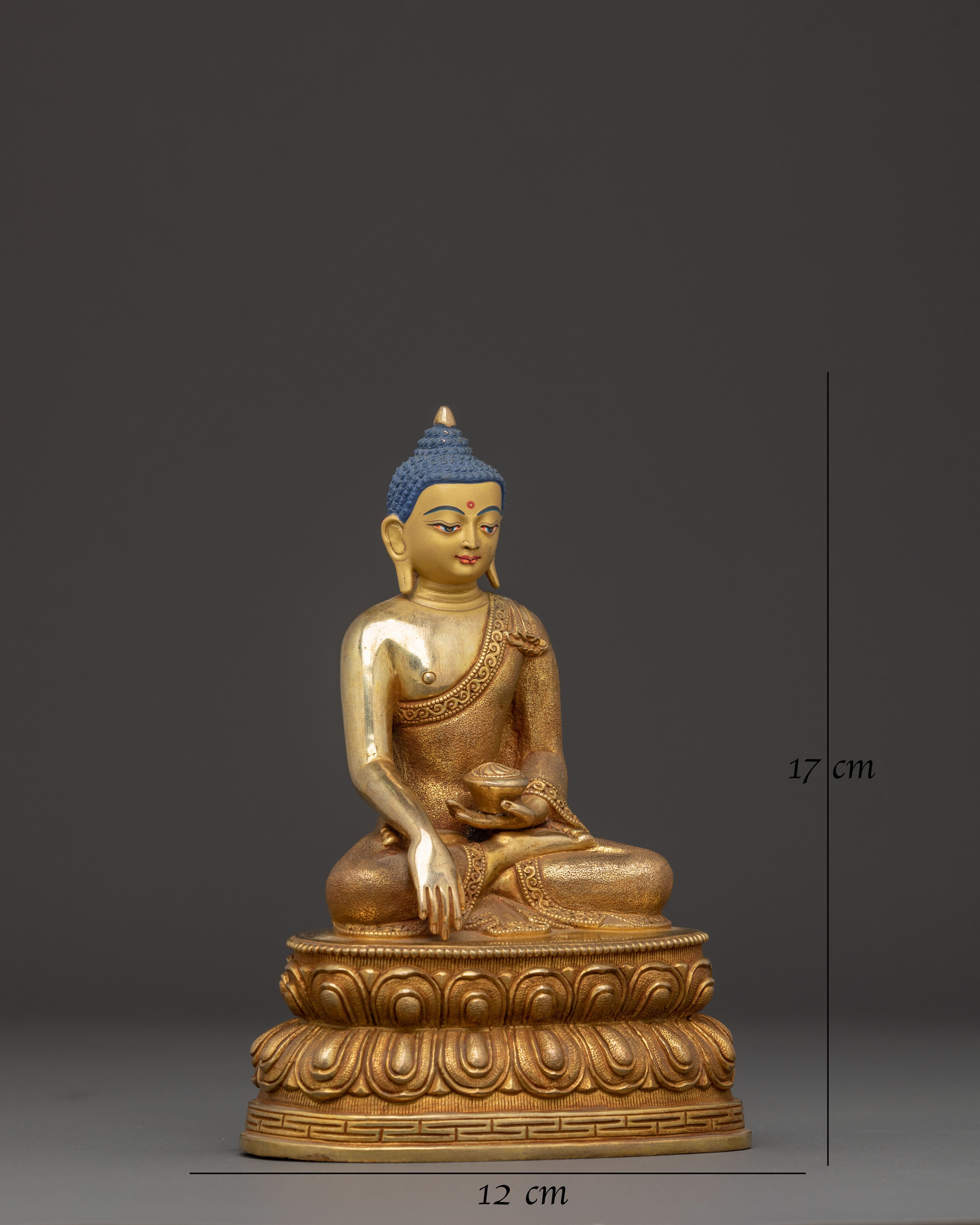 Golden Statue of Buddha Shakyamuni