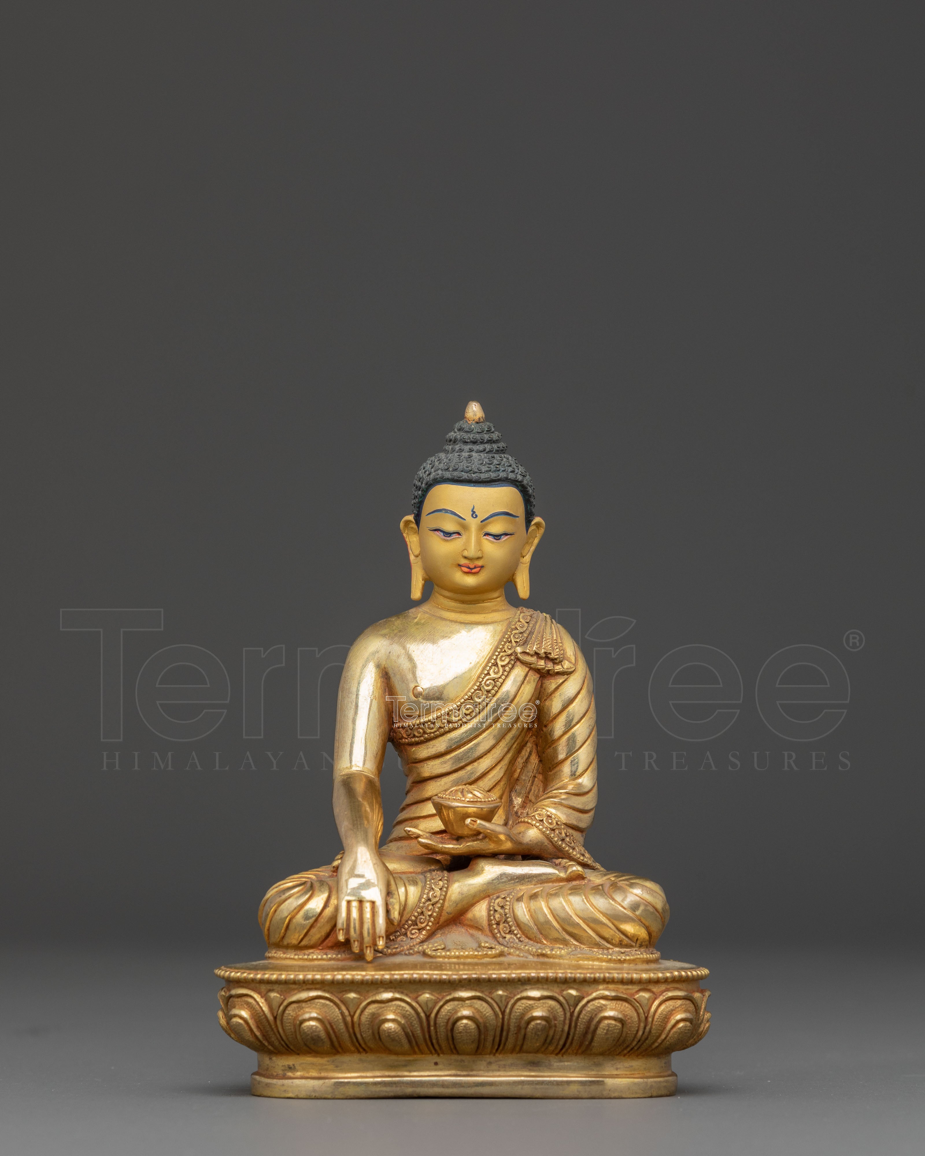 Golden Sculpture of Buddha Shakyamuni | The Awakened One