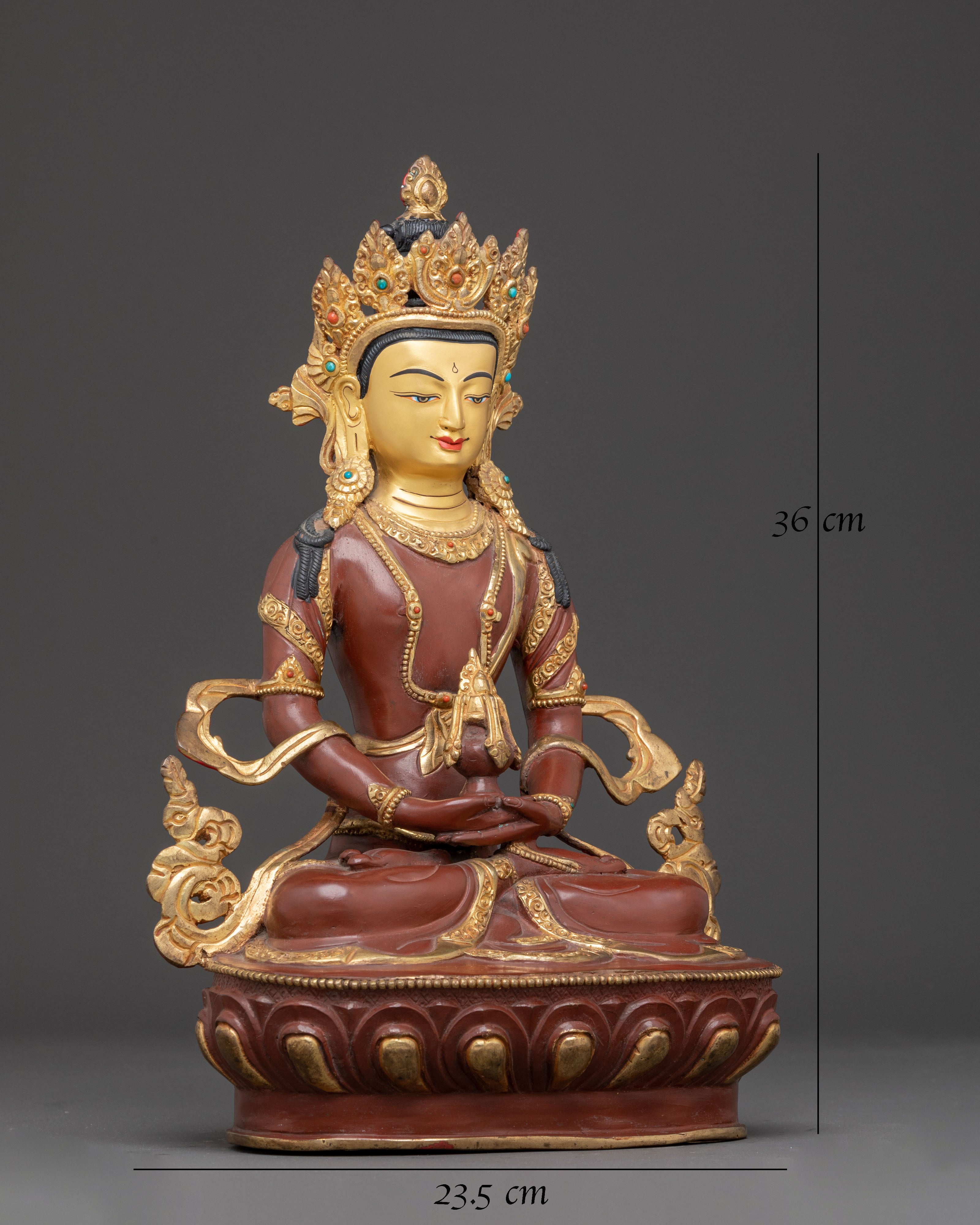Amitayus Statue : Buddha of  Enlightenment and Liberation