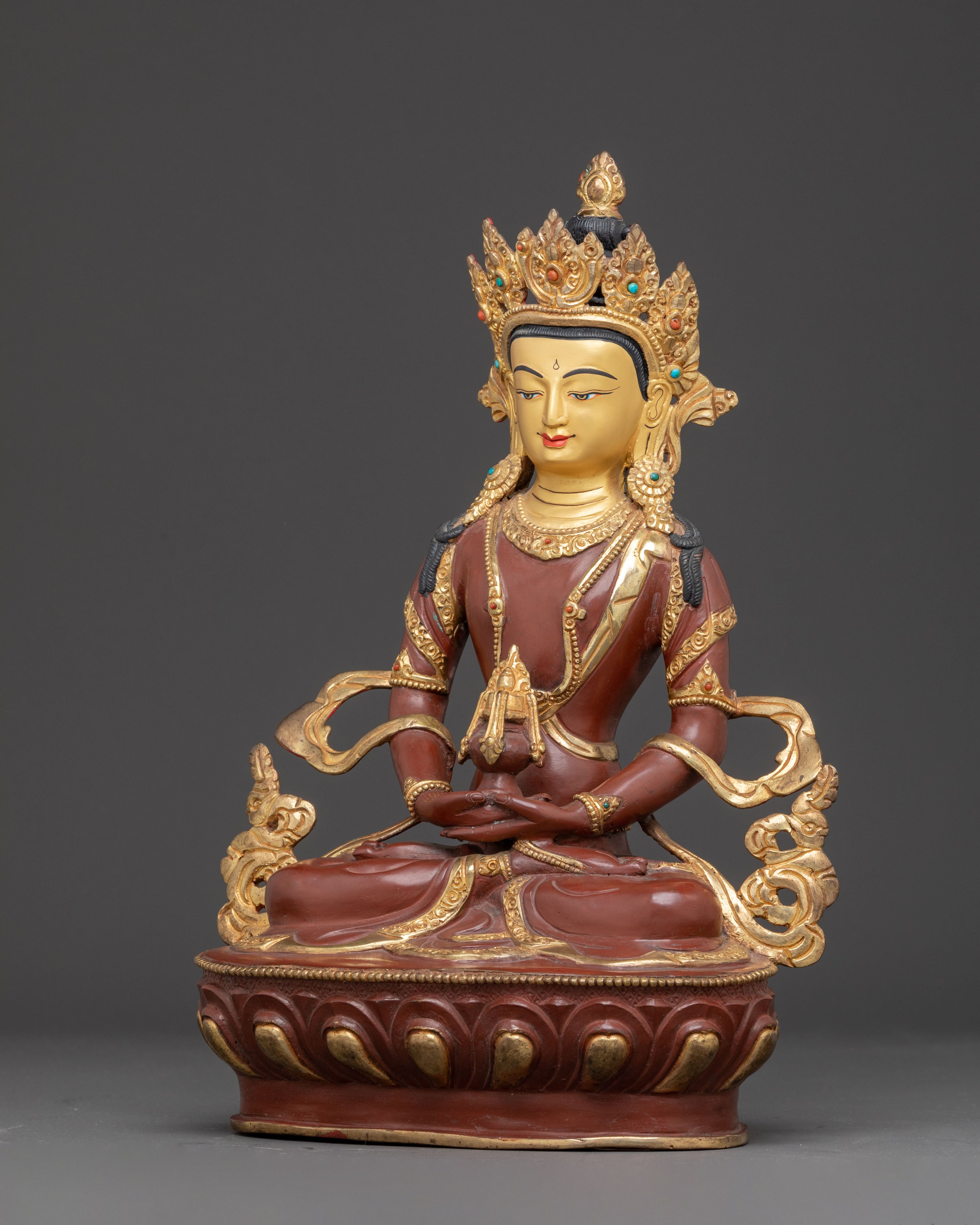 Amitayus Statue : Buddha of  Enlightenment and Liberation
