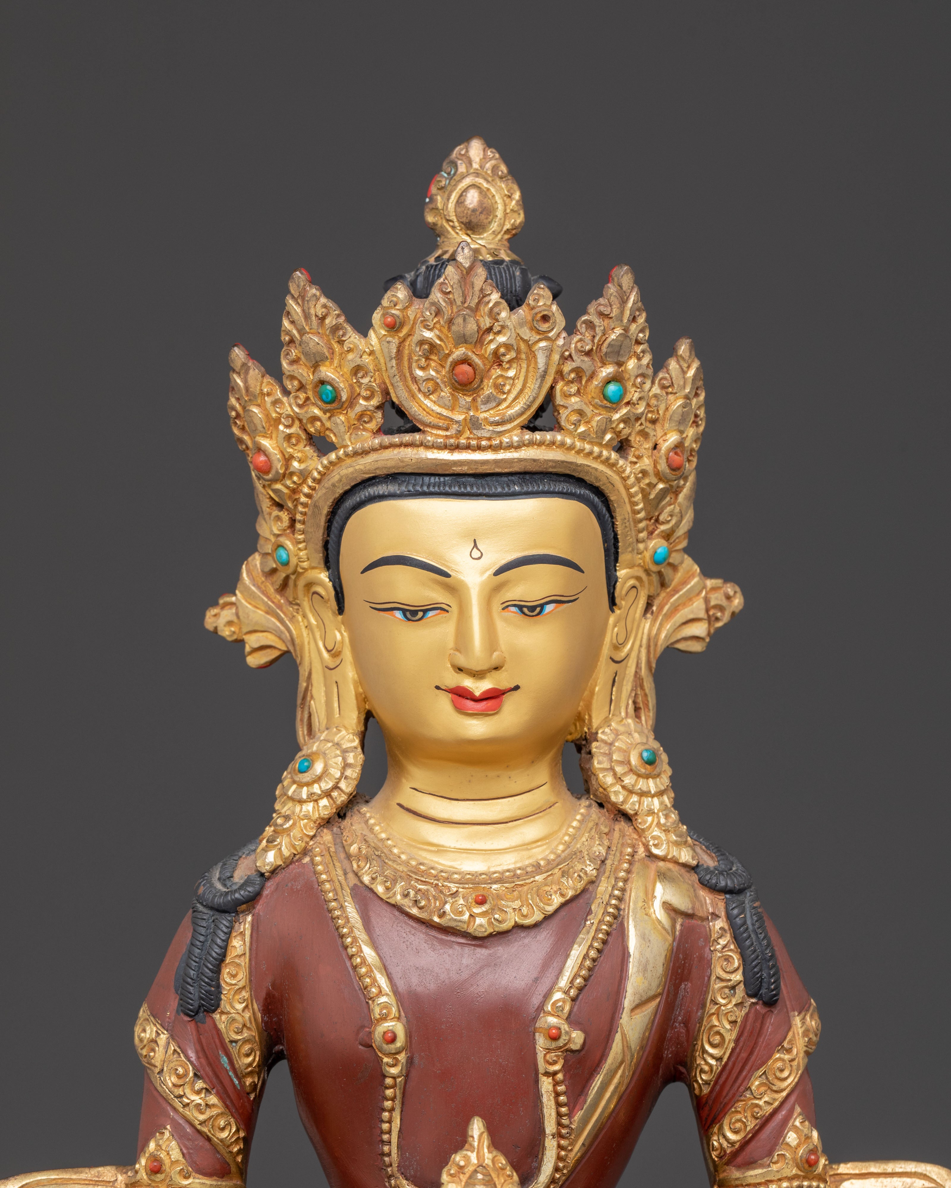 Amitayus Statue : Buddha of  Enlightenment and Liberation