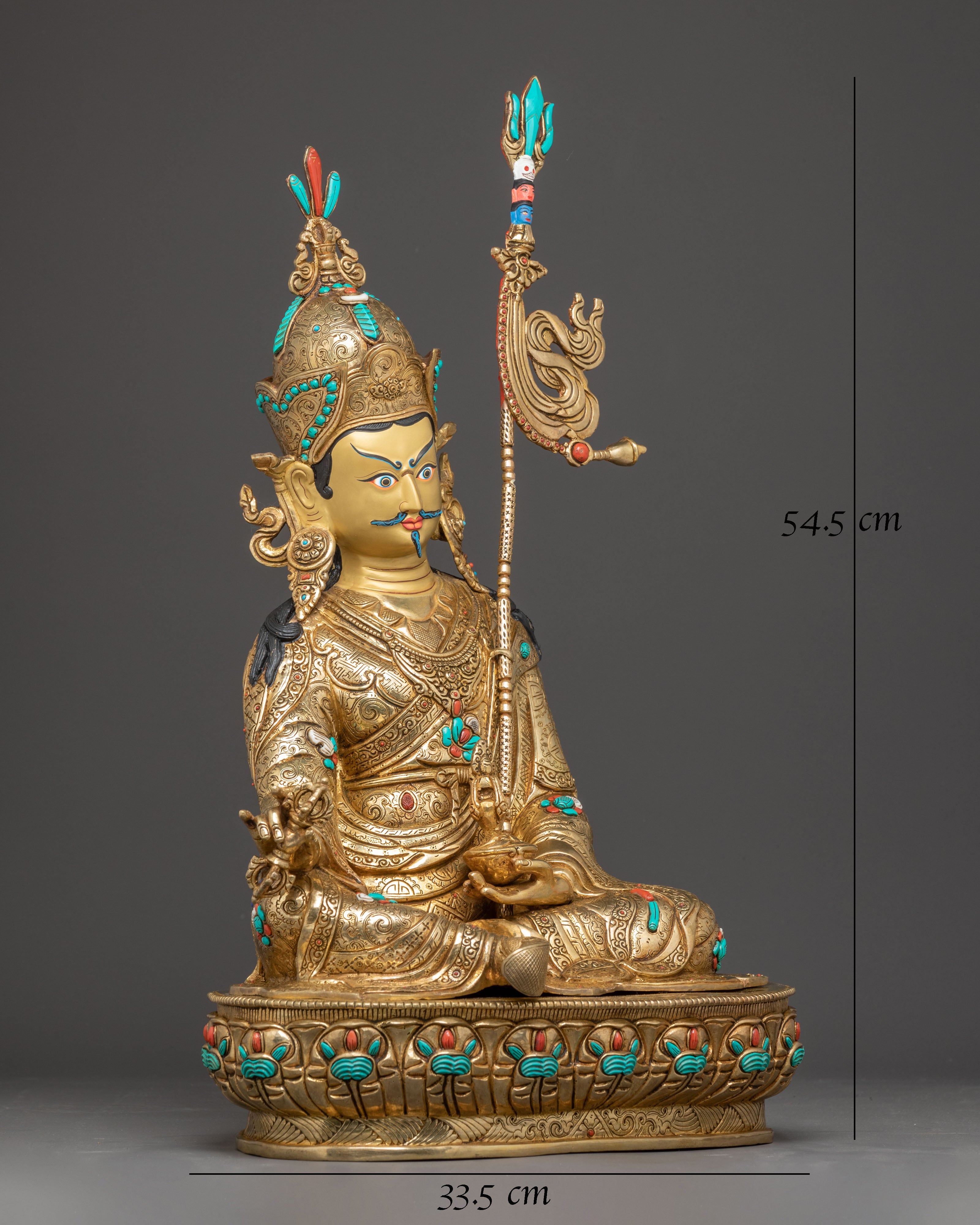 Magnificent Statue of Guru Rinpoche 