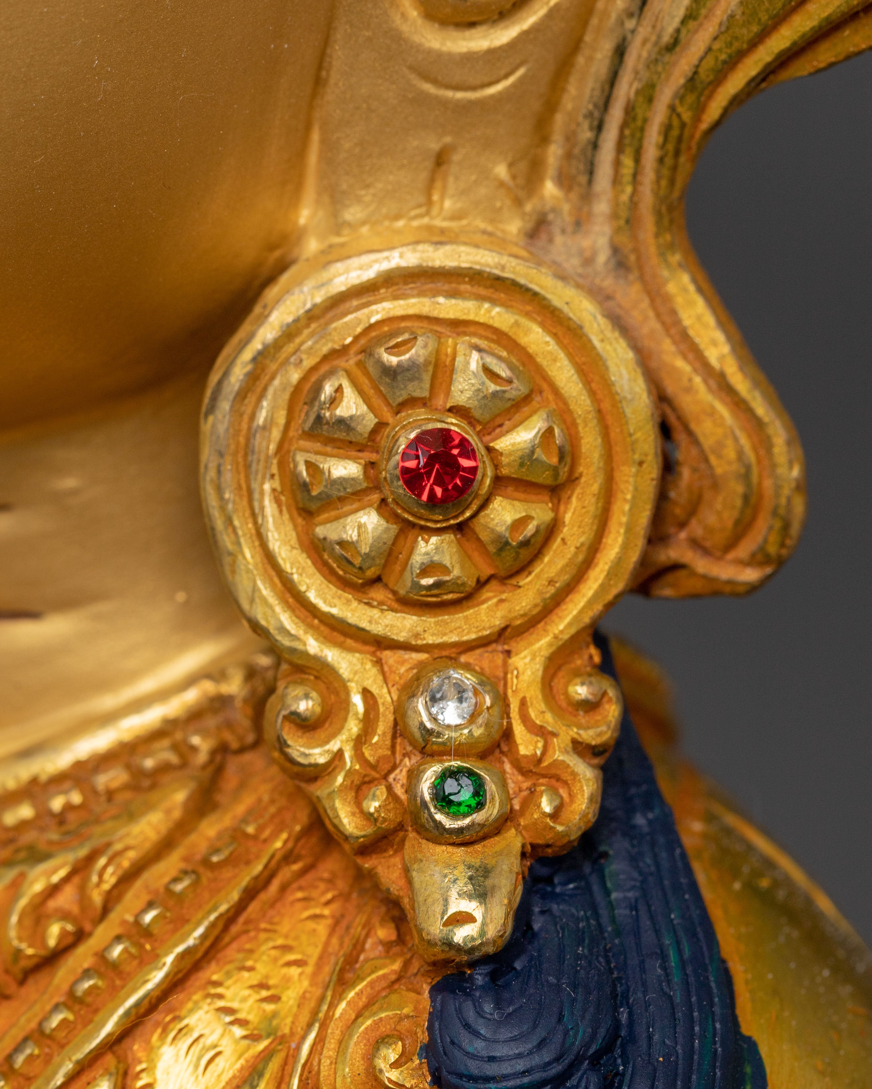 Statue set of Buddha Dharma and Sangha | Chenrezig, Shakyamuni Buddha and Guru Rinpoche