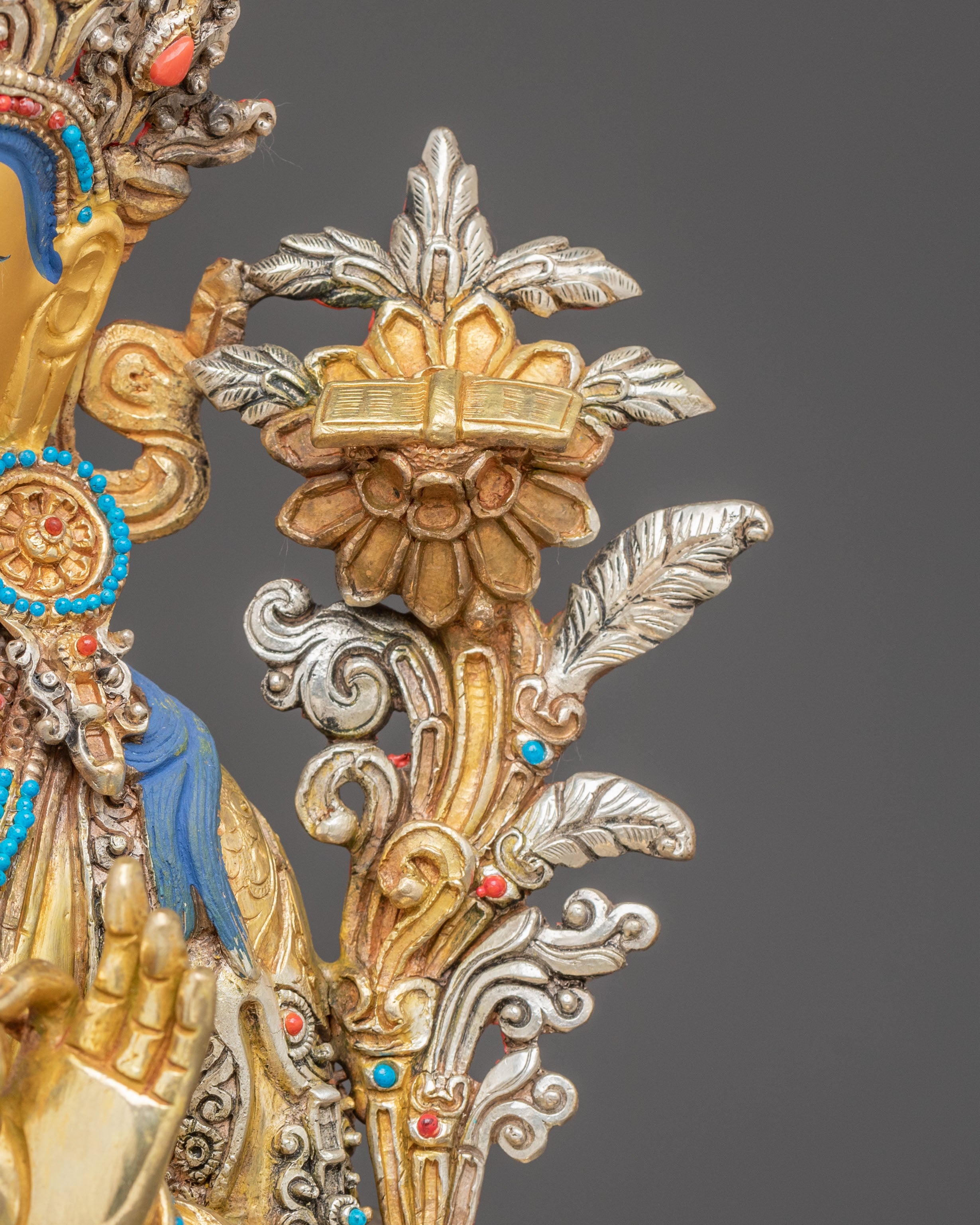 Copper Statue of Manjushri: Bodhisattva of Wisdom