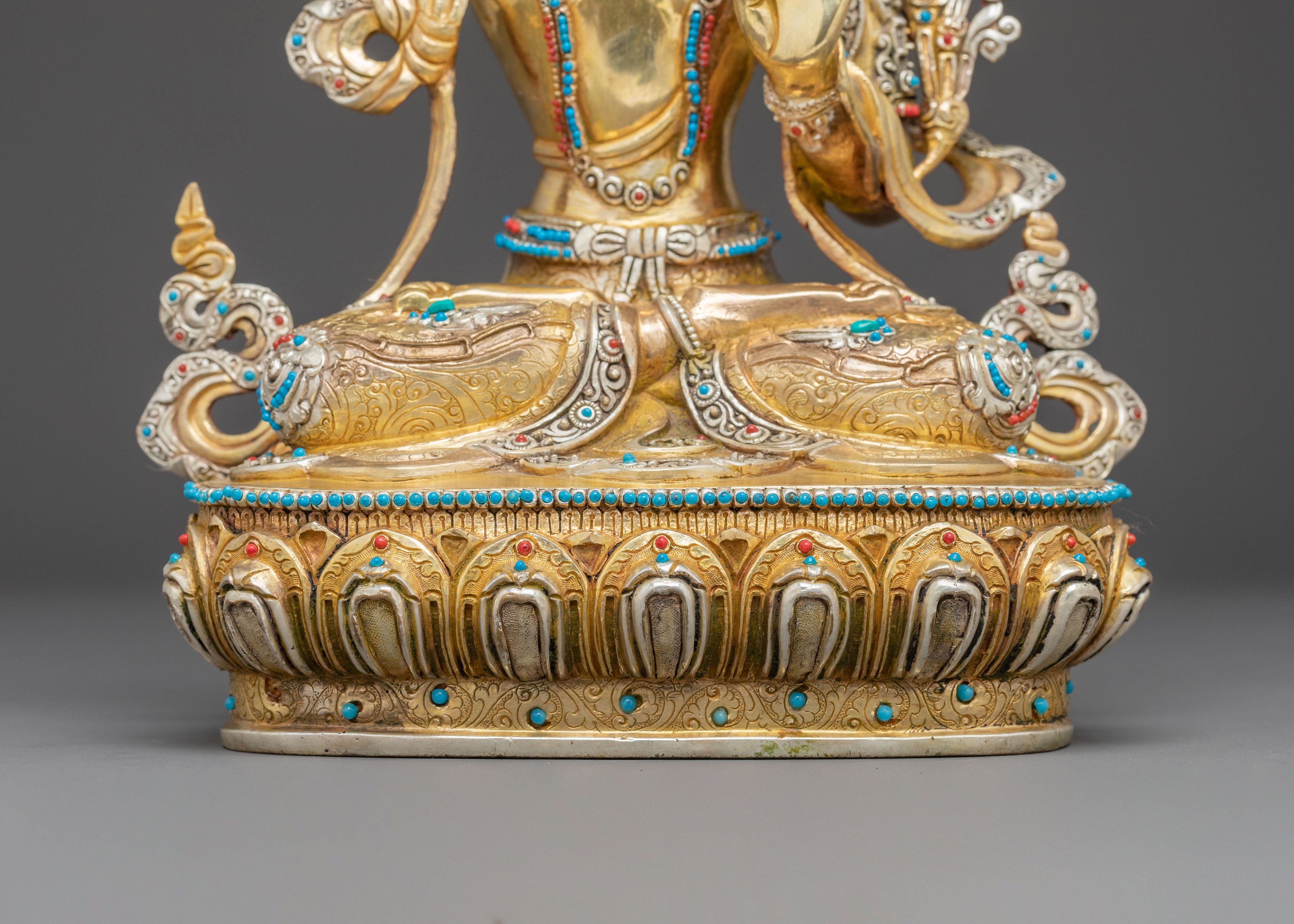 Copper Statue of Manjushri: Bodhisattva of Wisdom