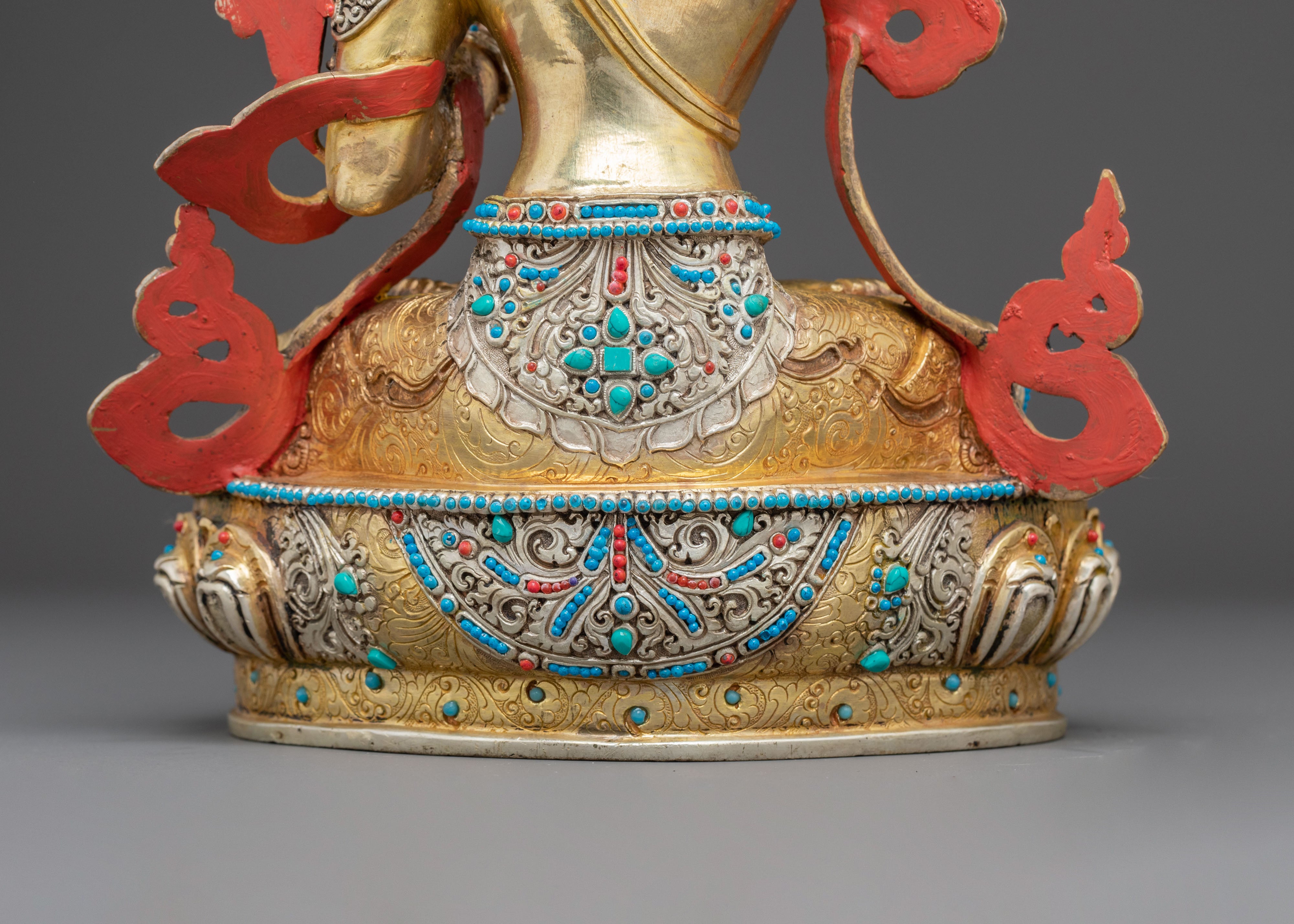 Copper Statue of Manjushri: Bodhisattva of Wisdom