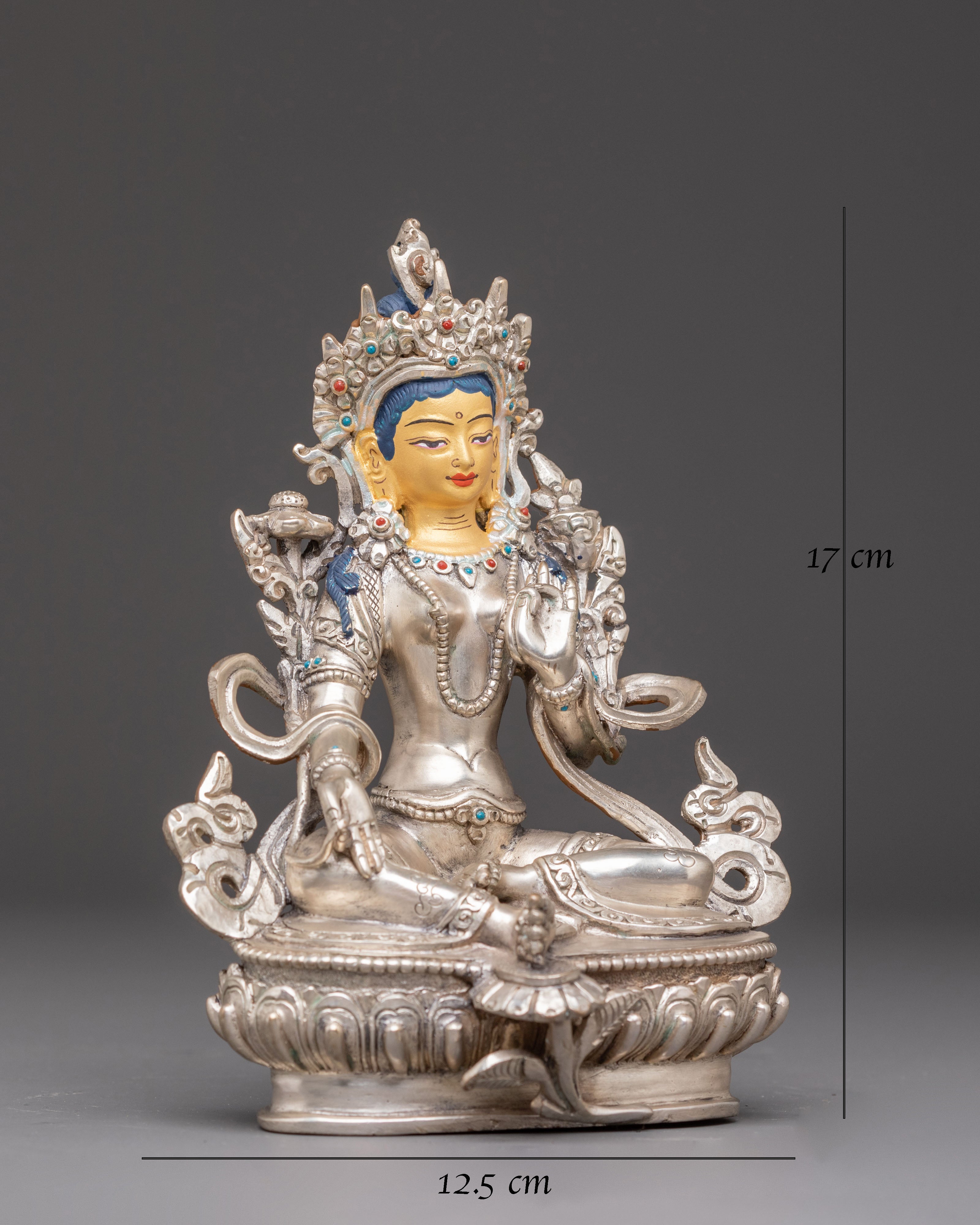Green Tara, Protector Deity: Nepali handcrafted Art
