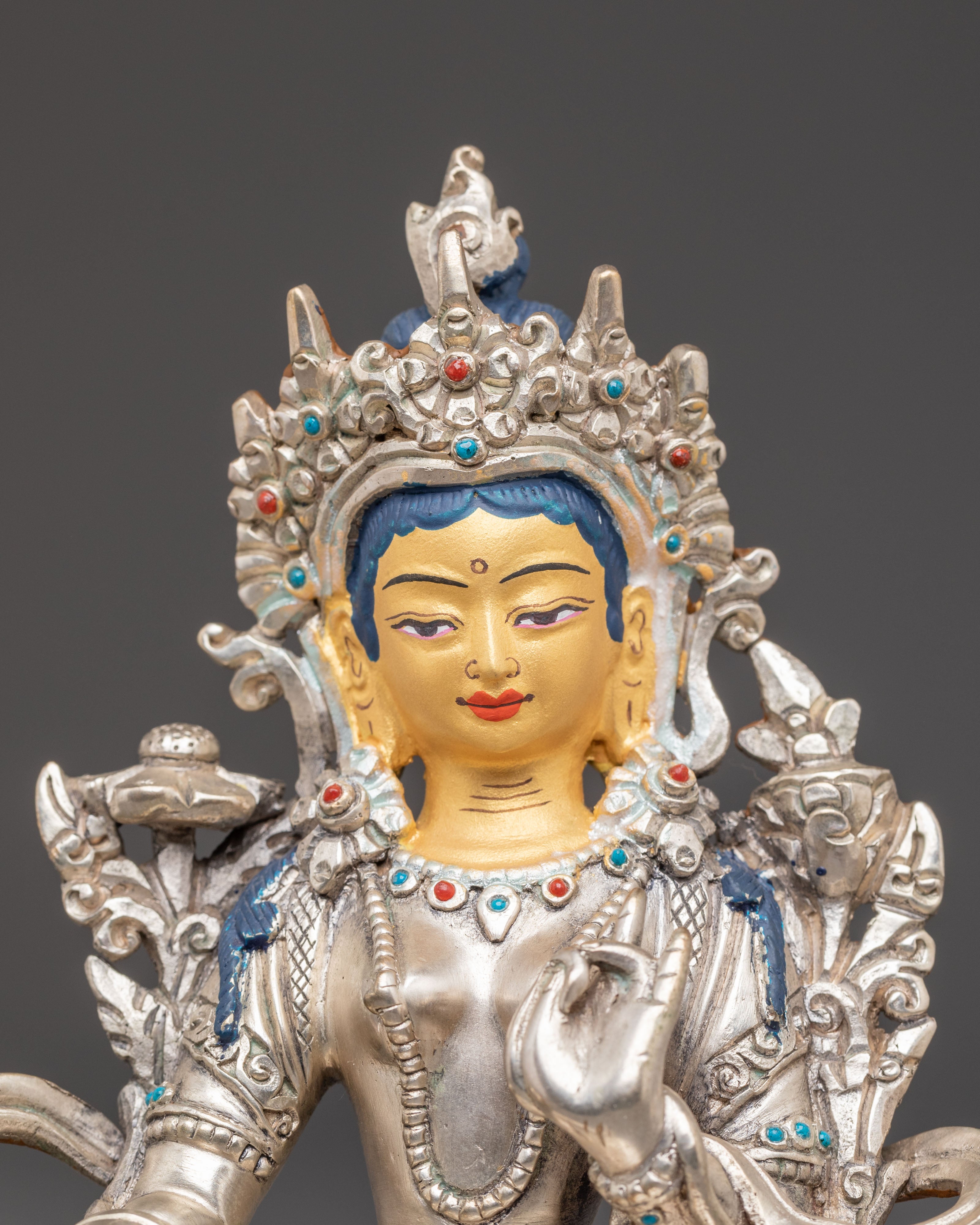 Green Tara, Protector Deity: Nepali handcrafted Art