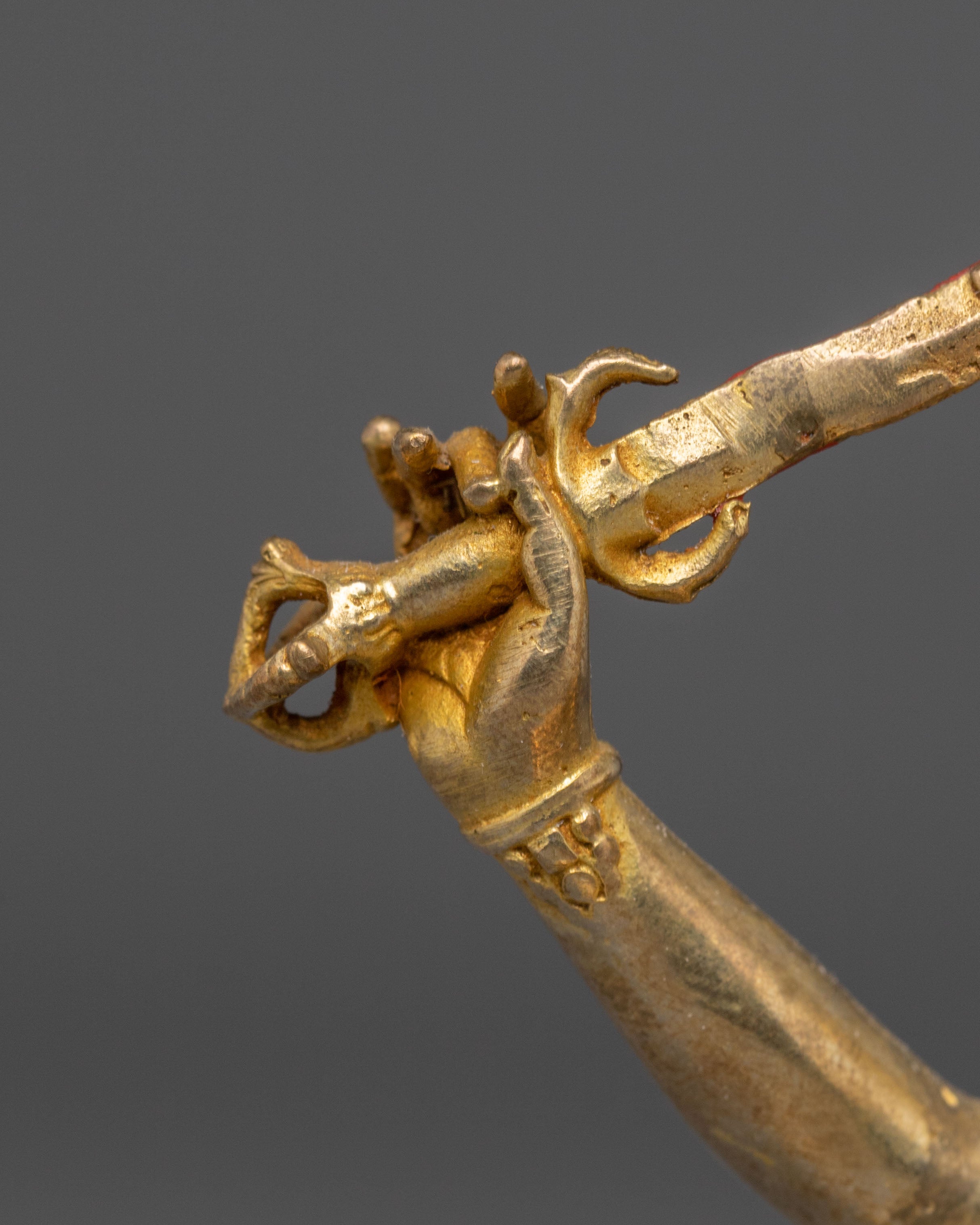 Handmade Golden Manjushri: Sword of Wisdom