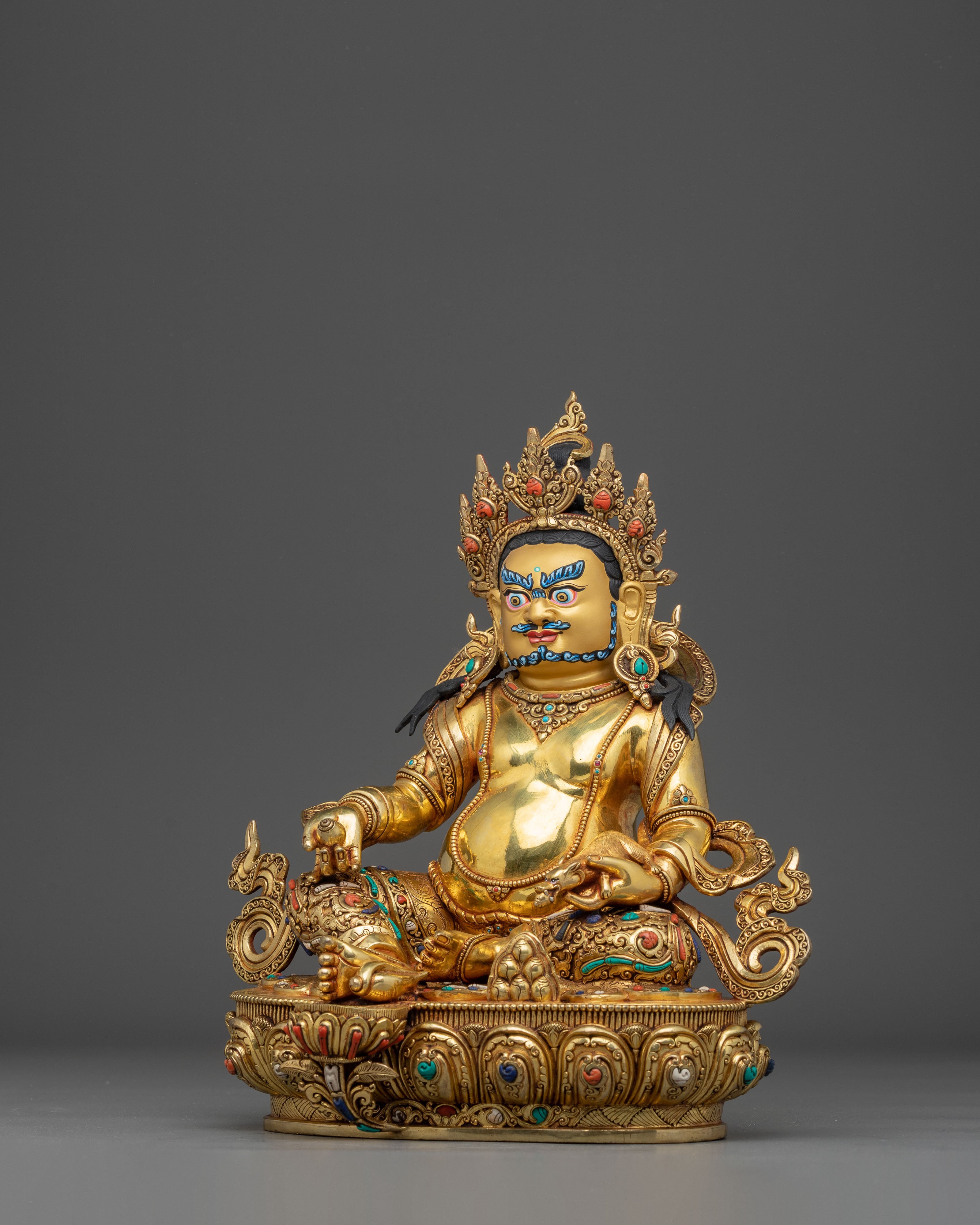 Majestic Wealth Icon Dzambhala Statue | Symbol of Abundance