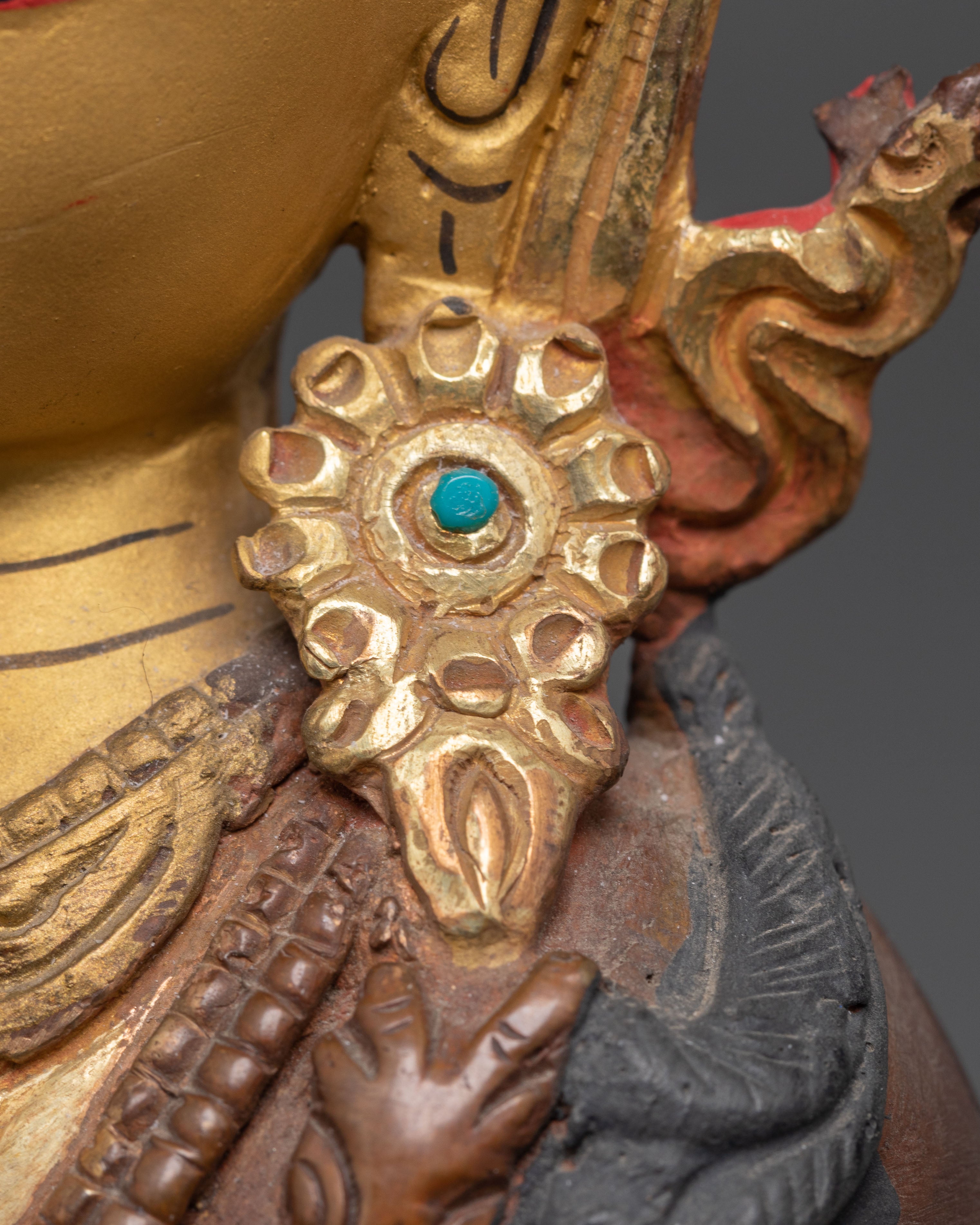 8.8 Inch Chenrezig Bodhisattva Statue | Himalayan Avalokiteshvara Sculpture