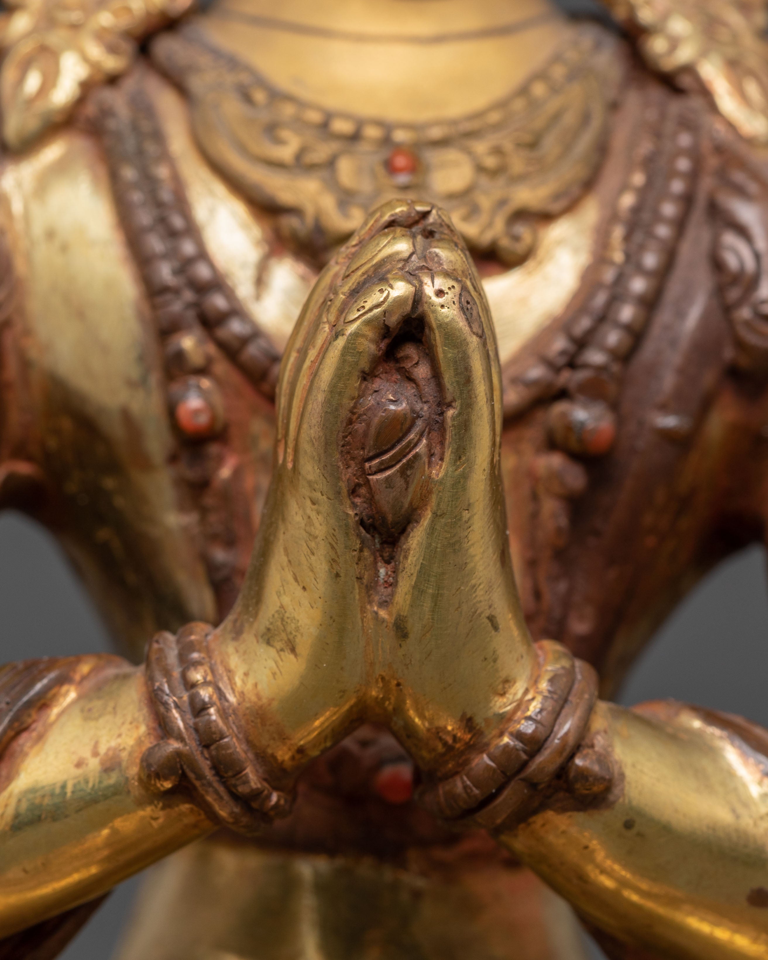8.8 Inch Chenrezig Bodhisattva Statue | Himalayan Avalokiteshvara Sculpture
