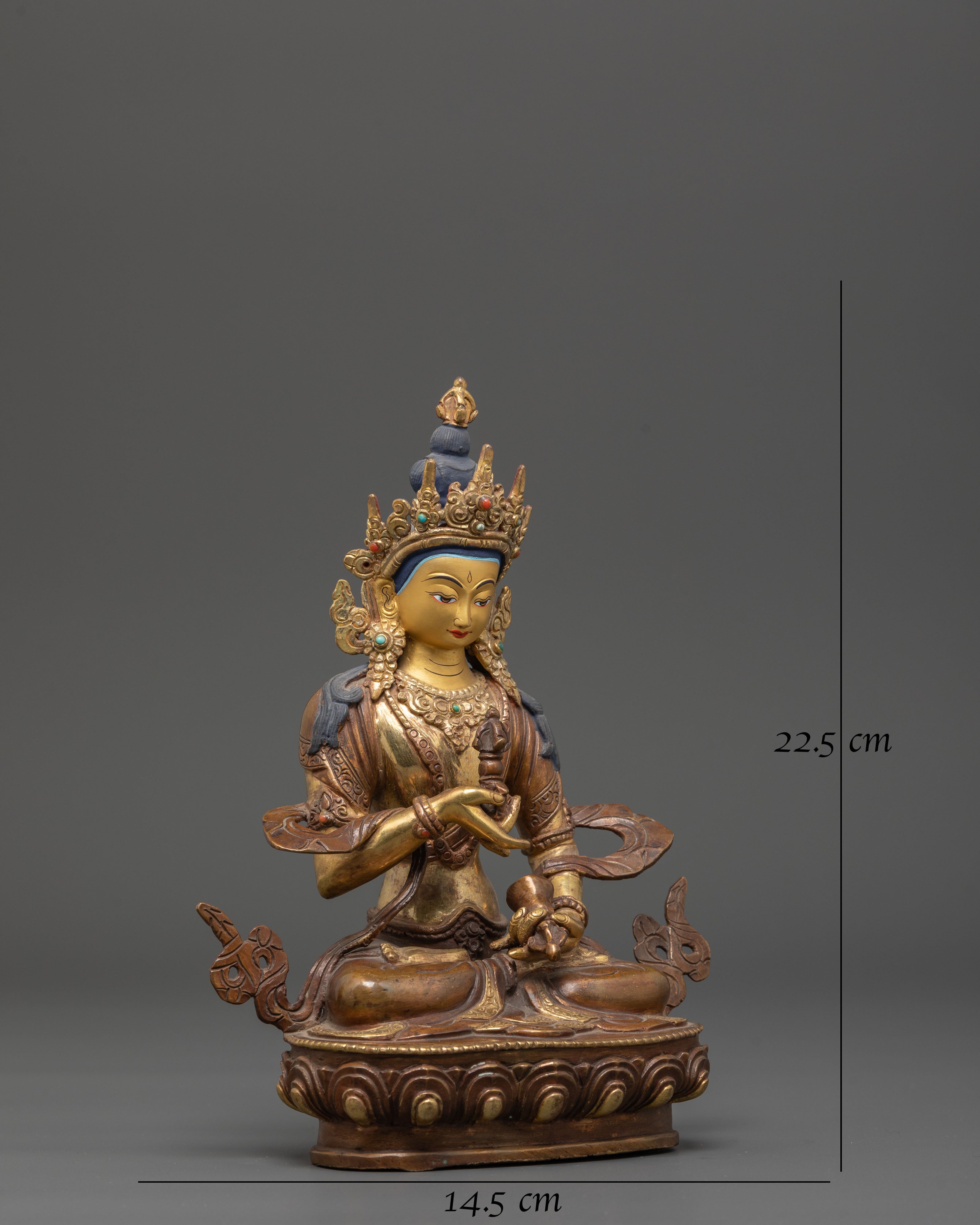 8.8 Inch Statue of Vajrasattva Buddha 