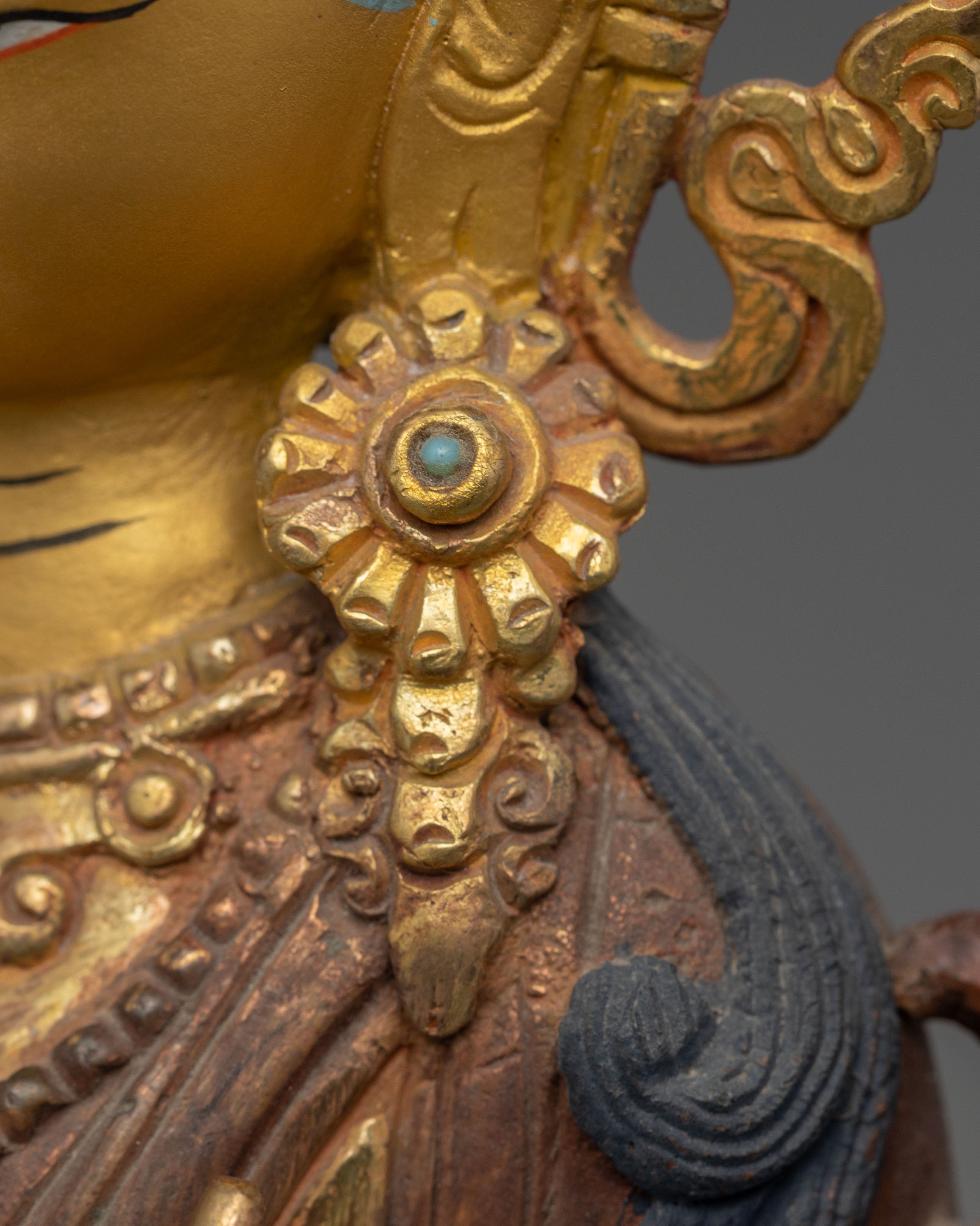 Handmade White Tara Statue: Buddhist Healing Goddess