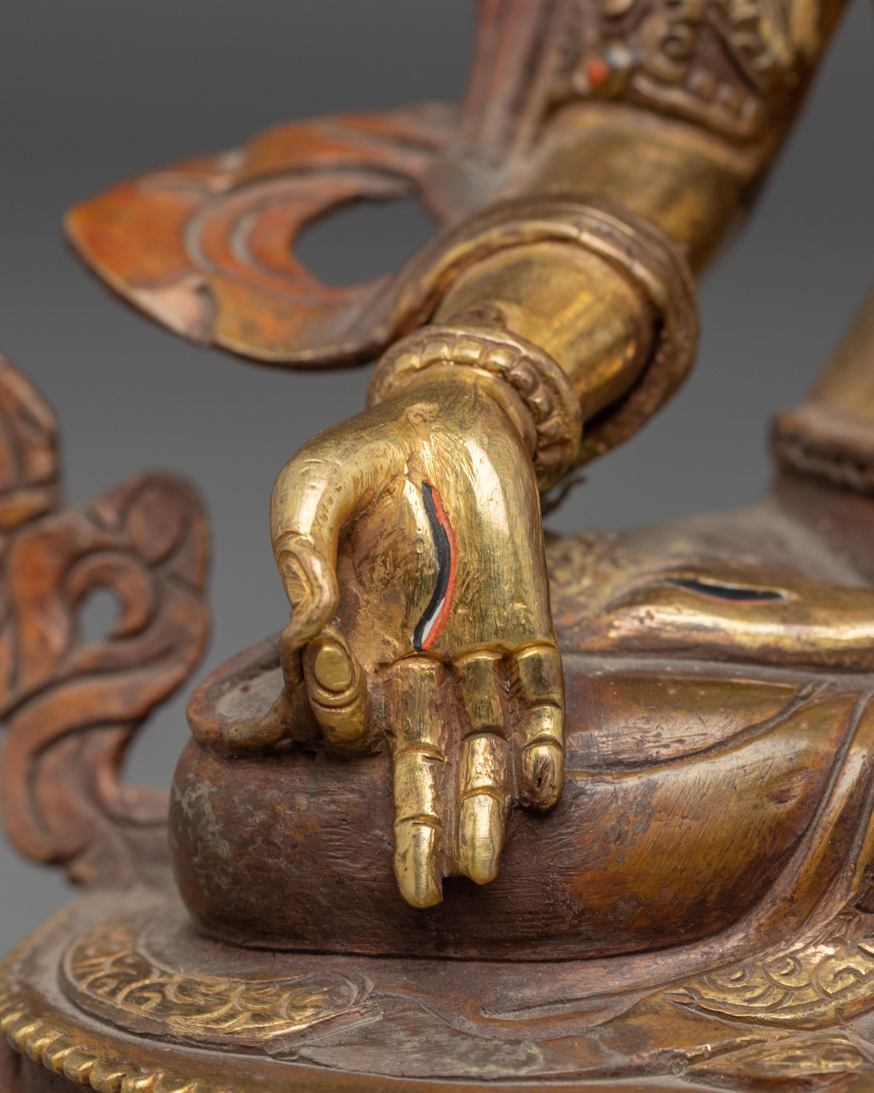 Handmade White Tara Statue: Buddhist Healing Goddess