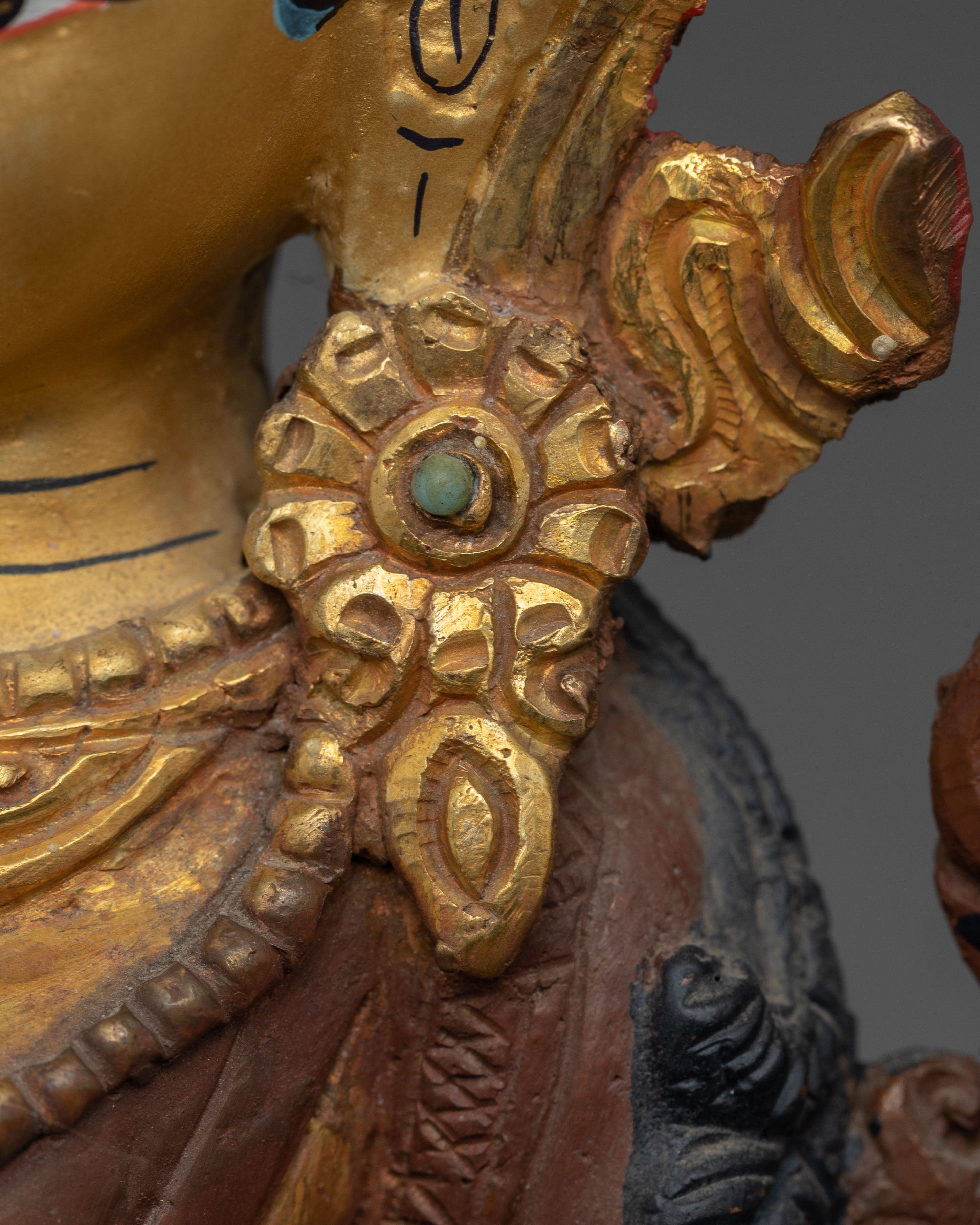 Mother Green Tara Statue: Buddhist Liberation Goddess