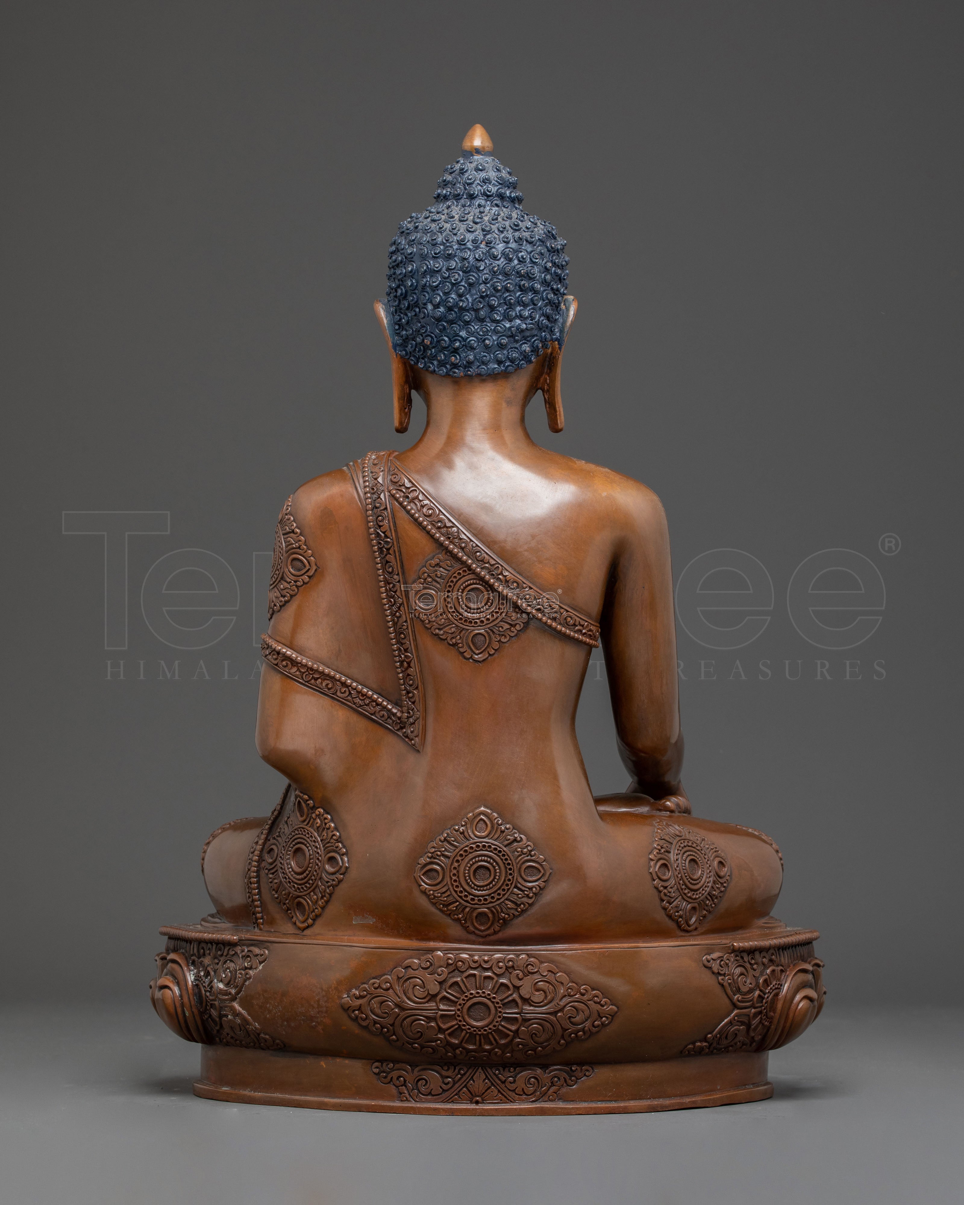 Handmade Tibetan Copper Shakyamuni Buddha Art | Himalayan Sculpture