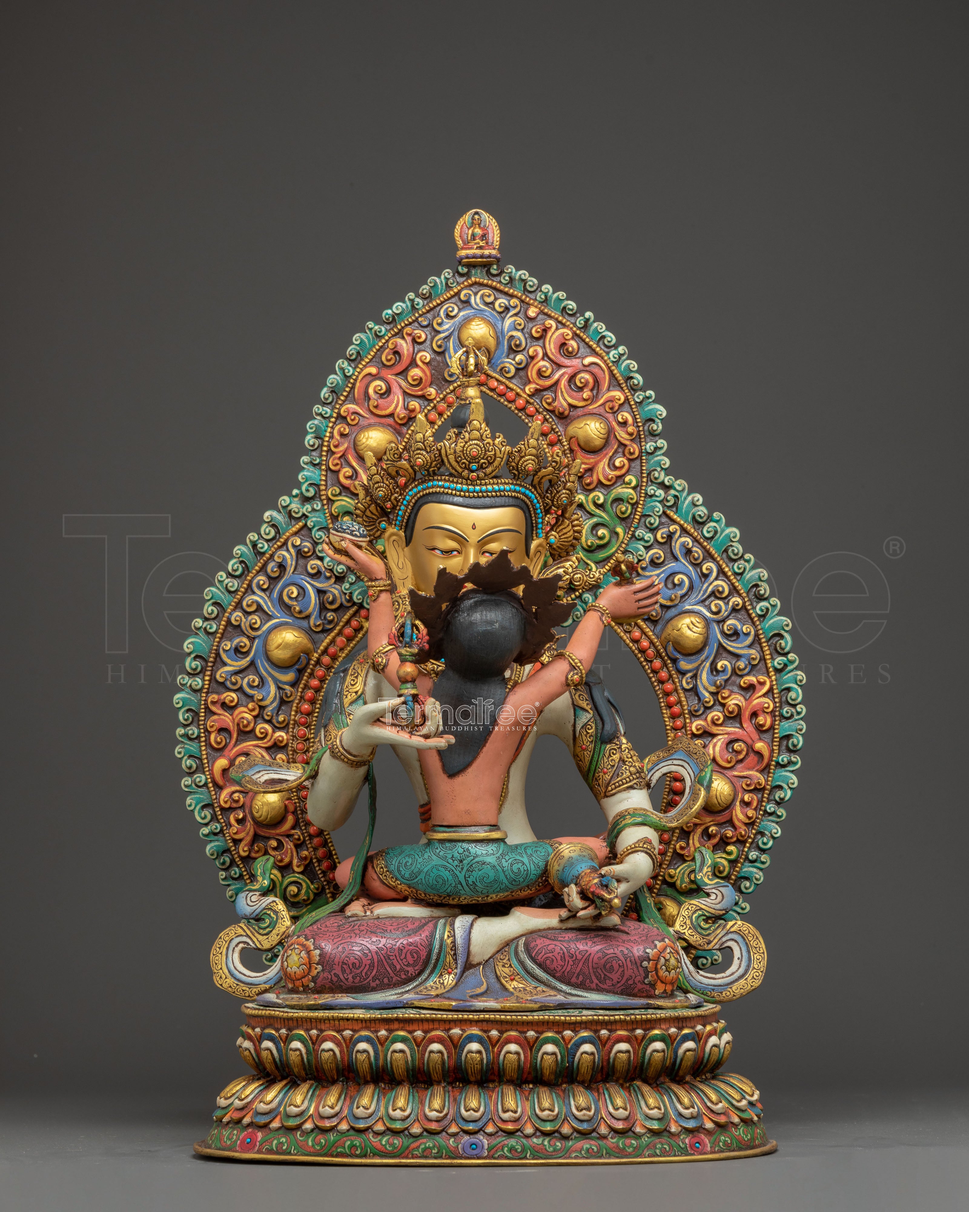 Handmade Golden Art of Vajrasattva Embodiment of Purification