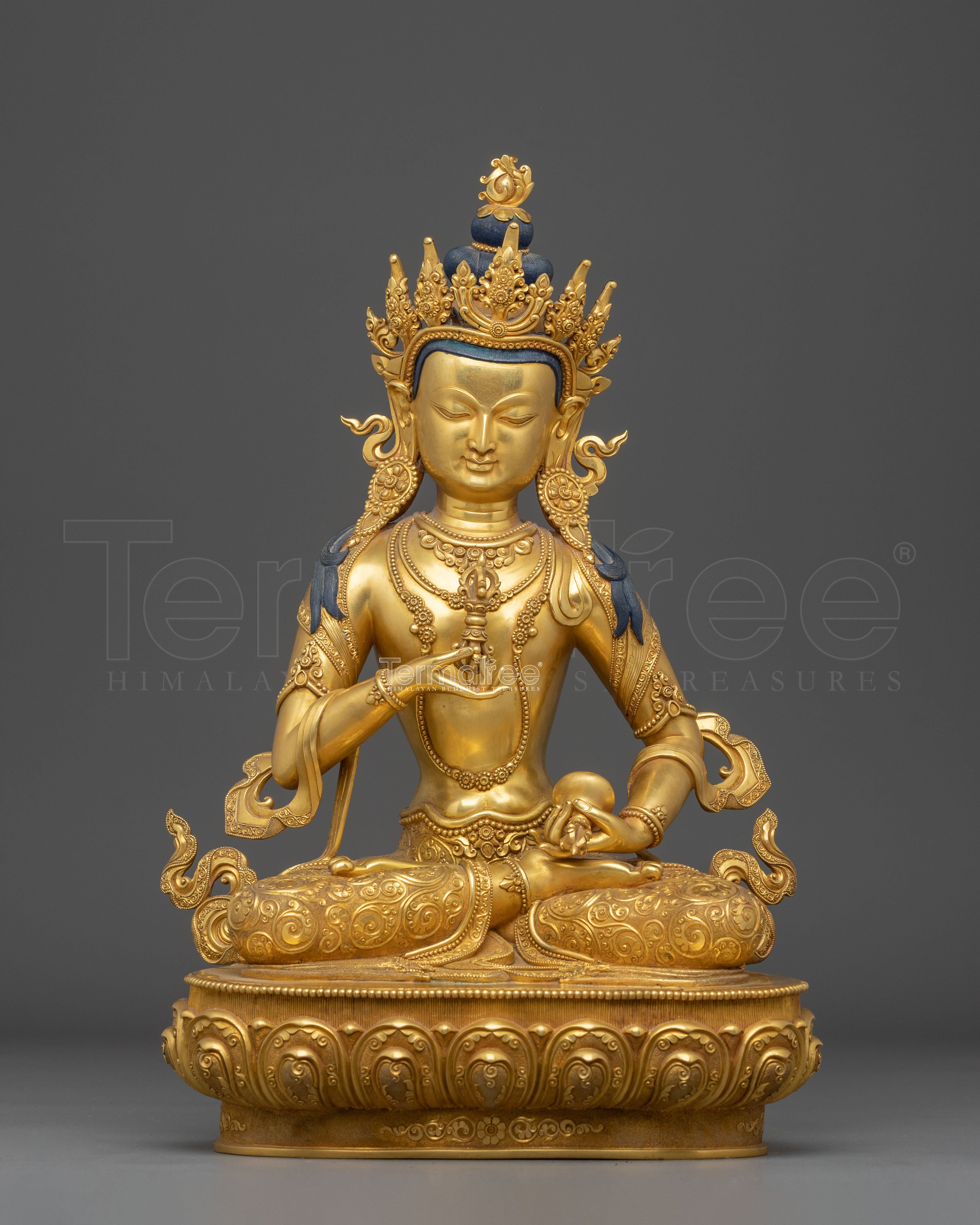 Handmade Golden Statue Of Dorje Sempa | Purification Deity