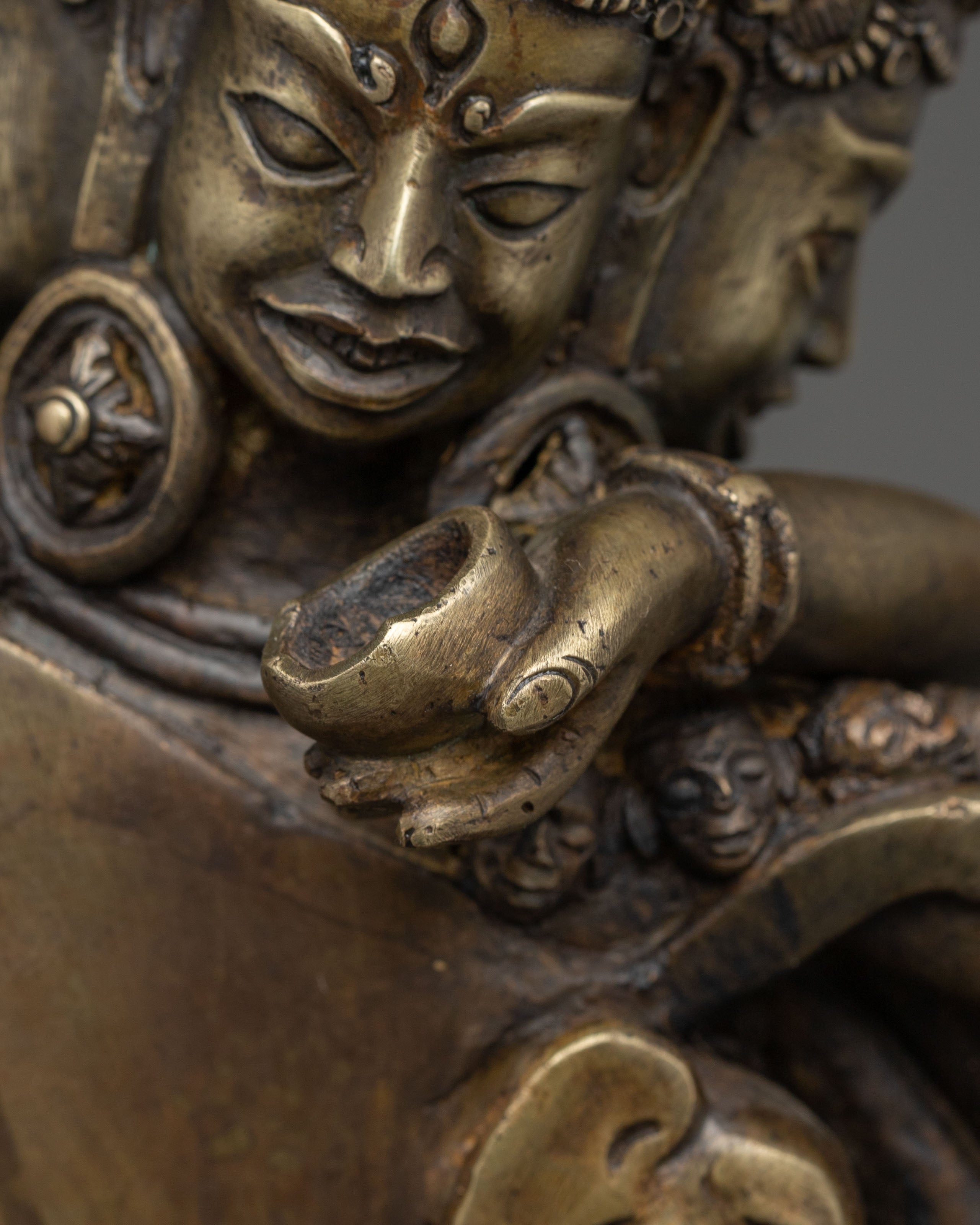 Handcrafted Buddhist Tantric Deity Chakrasambhara