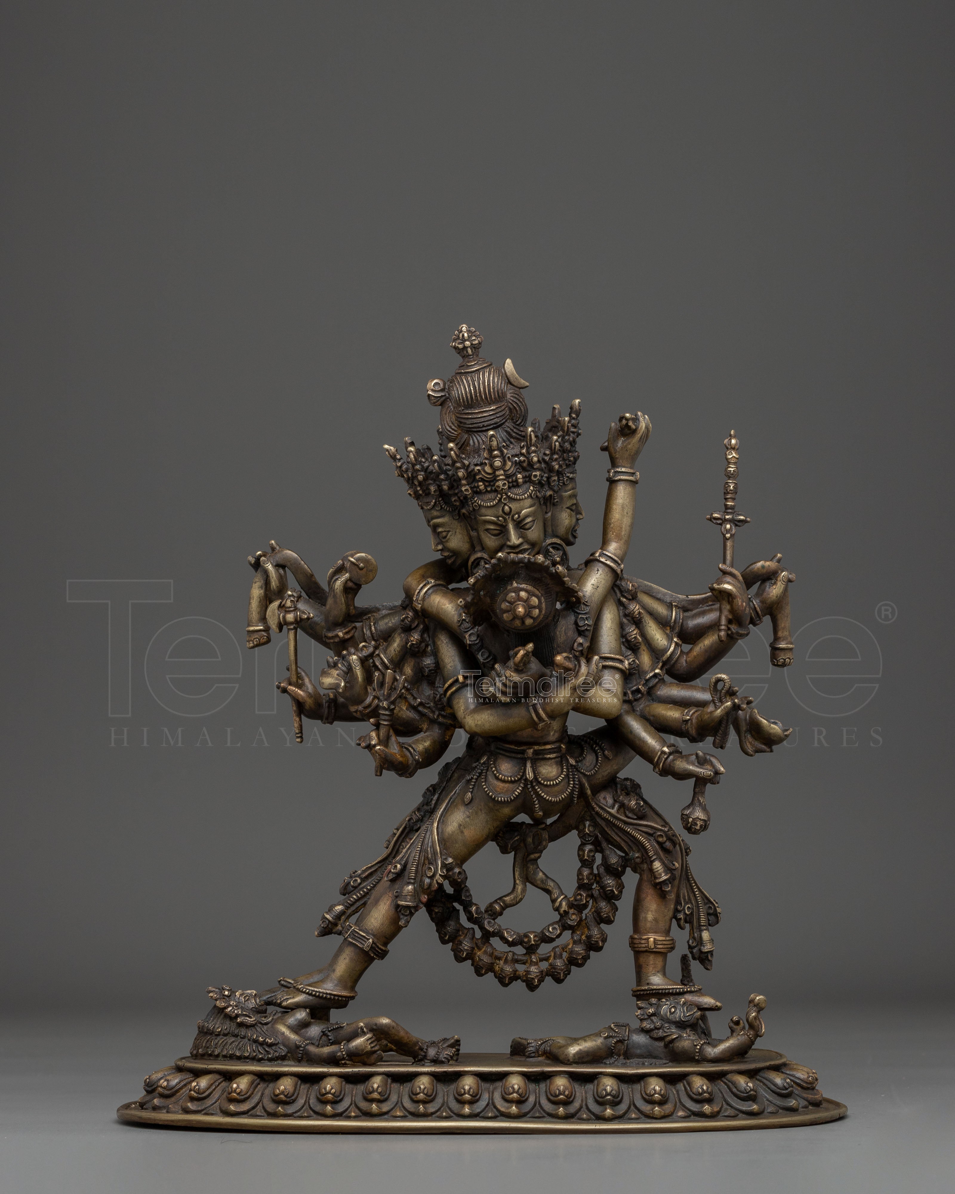 Handcrafted Buddhist Tantric Deity Chakrasambhara