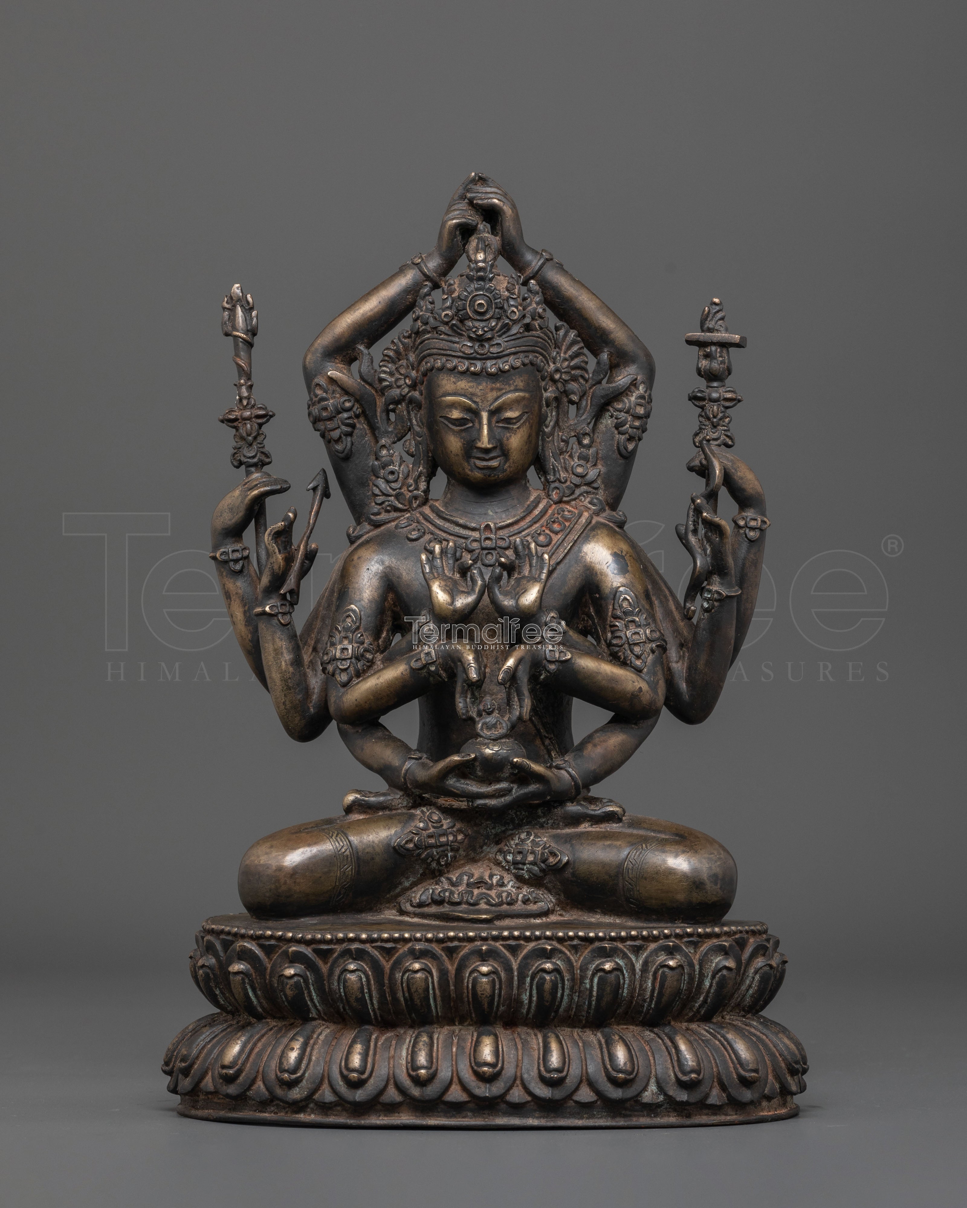 Handmade Statue of Bodhisattva Namashangati | Tibetan Buddhist Statue