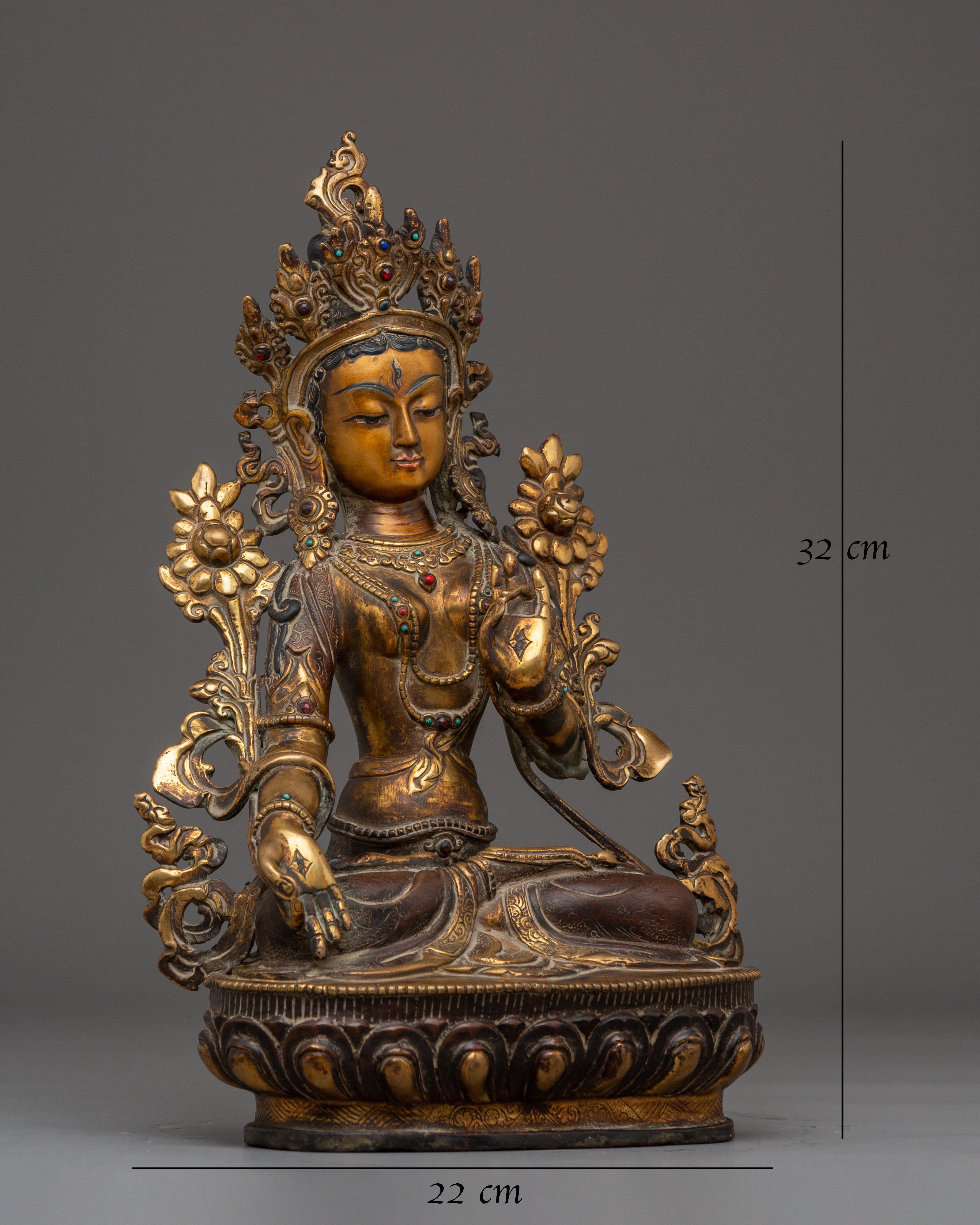 Spiritual Healer White Tara Statue 