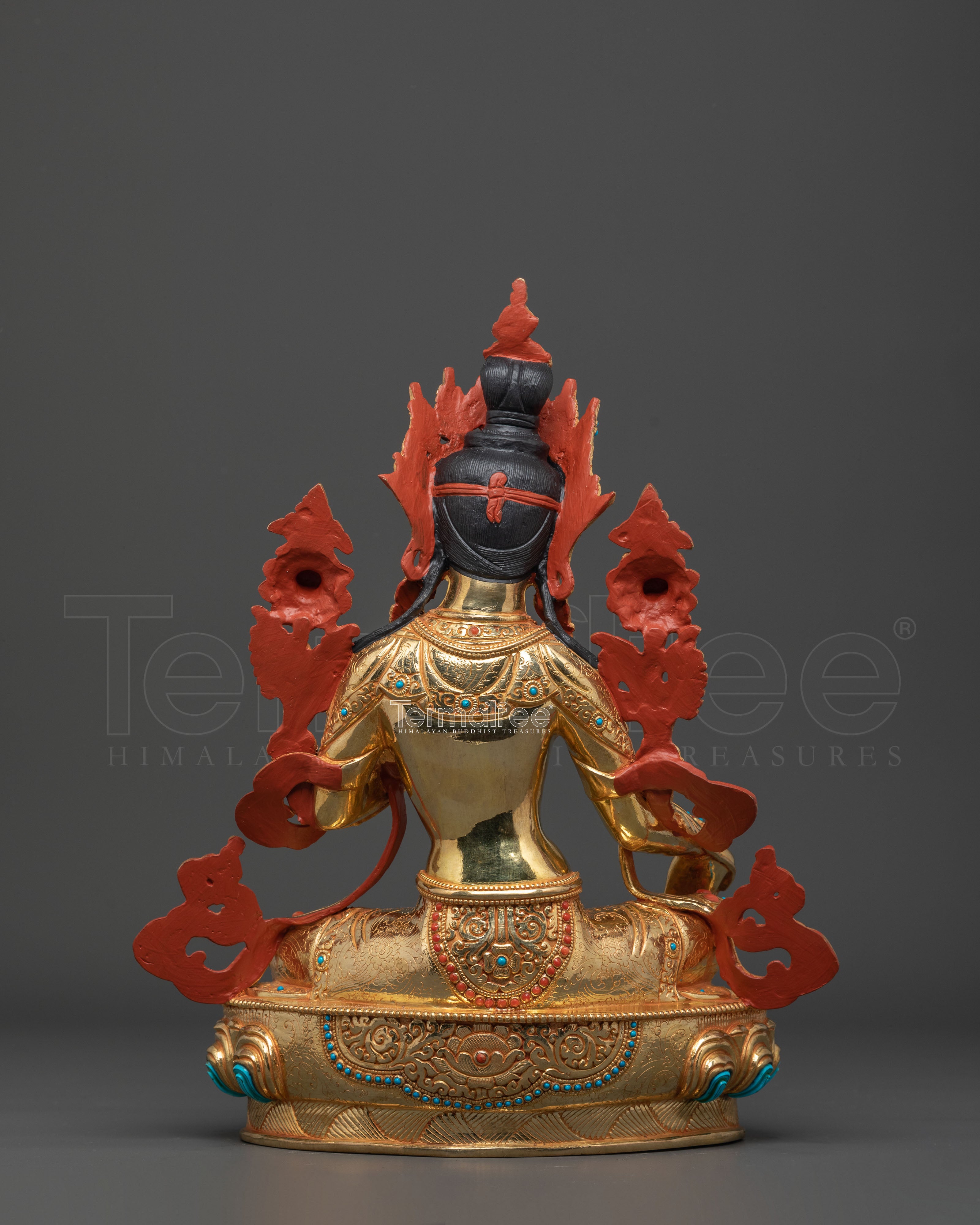 Statue of Green Tara: Compassion and Active Protection