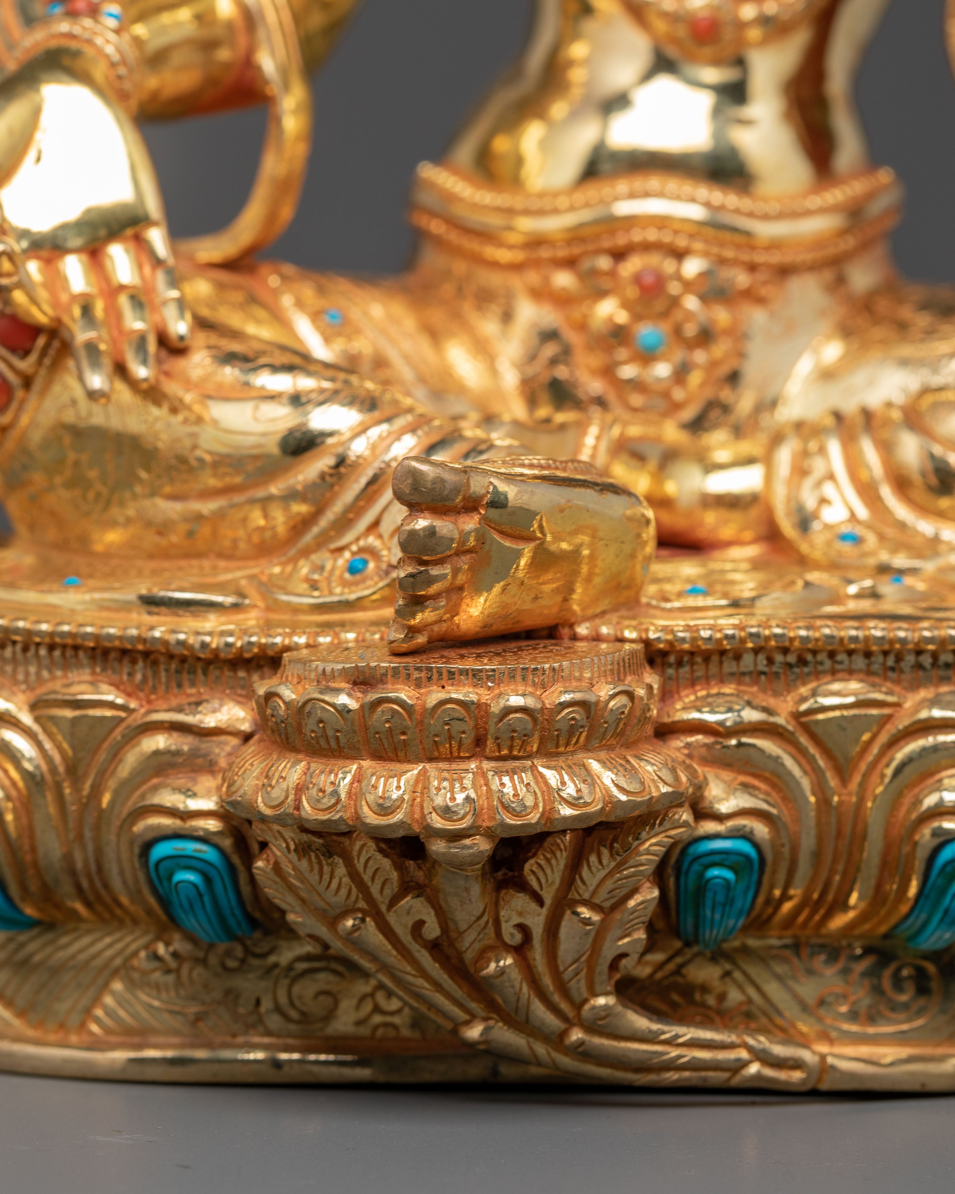 Statue of Green Tara: Compassion and Active Protection