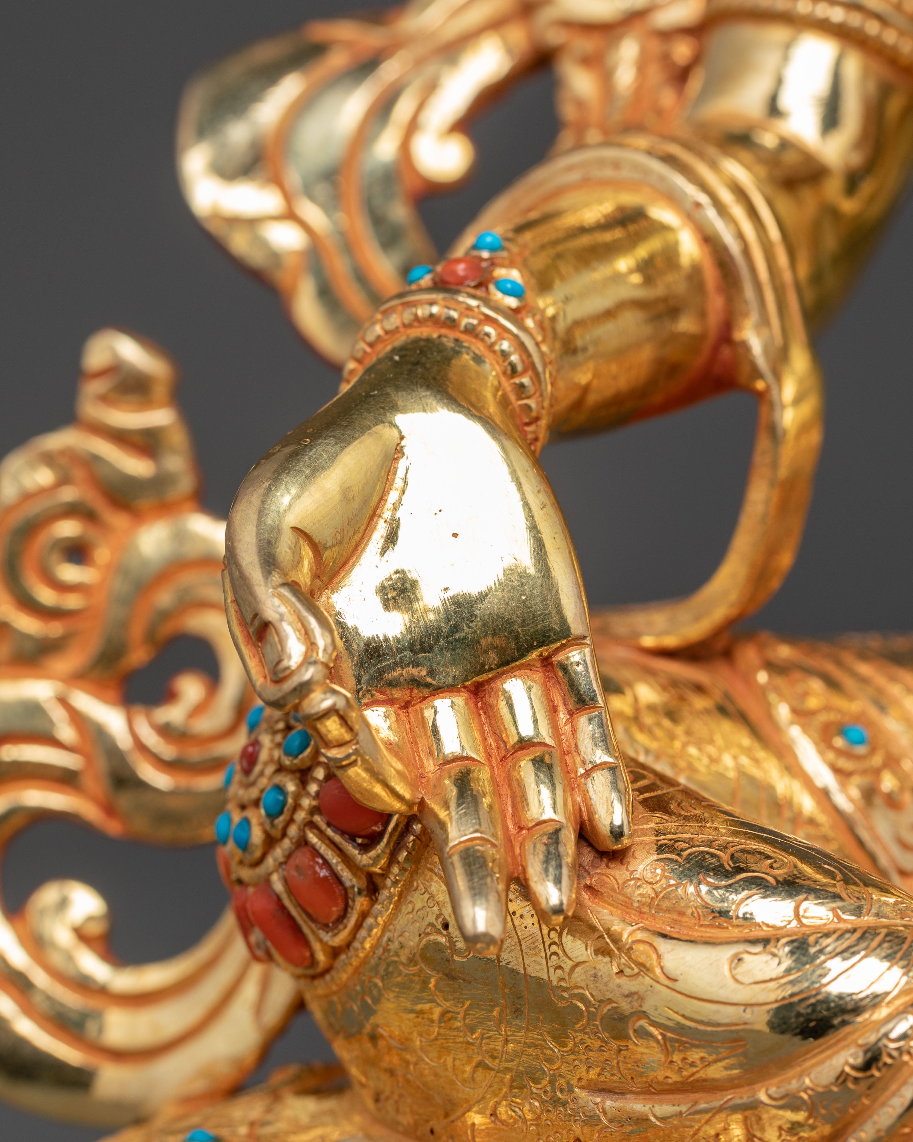 Statue of Green Tara: Compassion and Active Protection