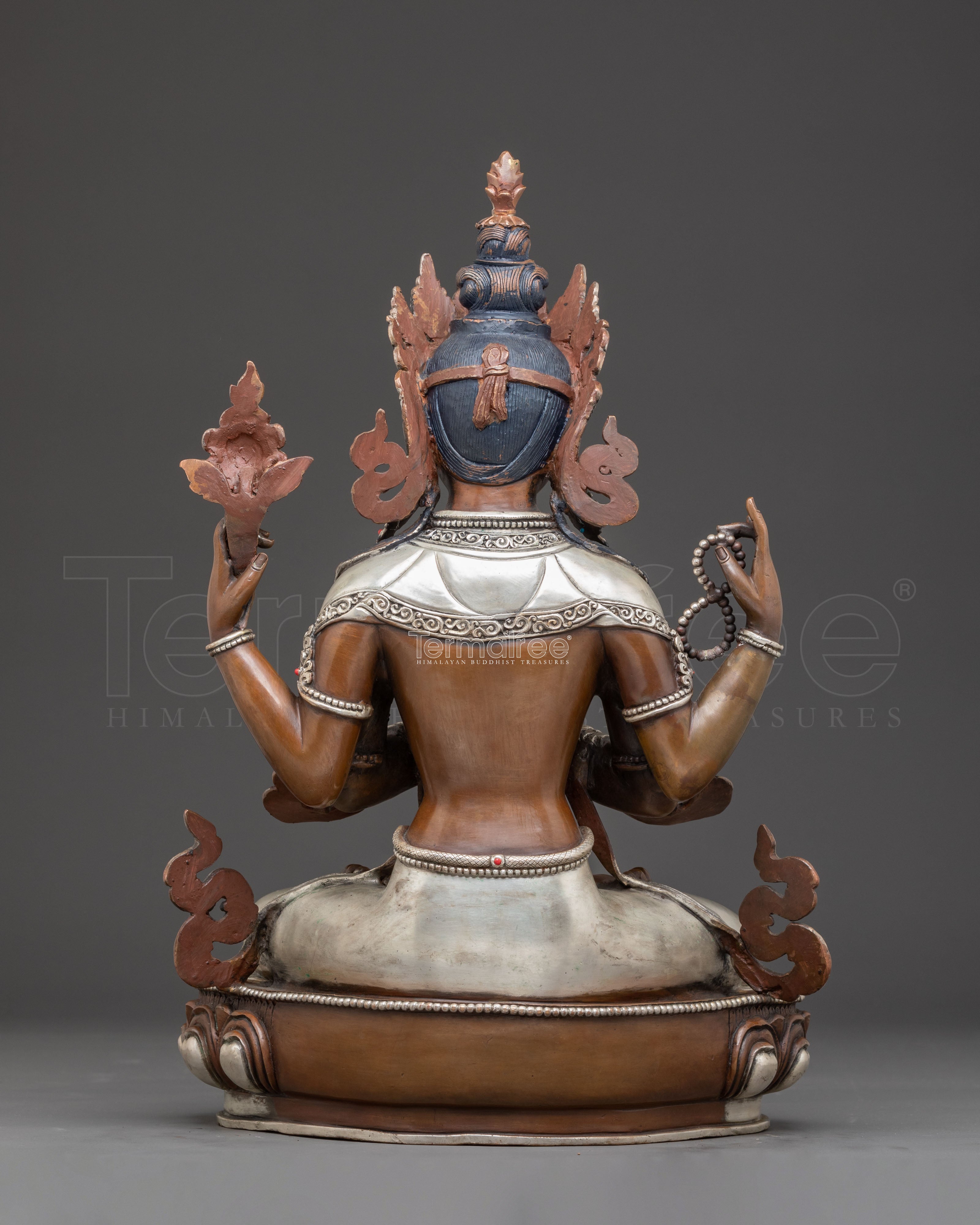 Chenrezig - The Compassionate Bodhisattva Statue | Tibetan Sculpture